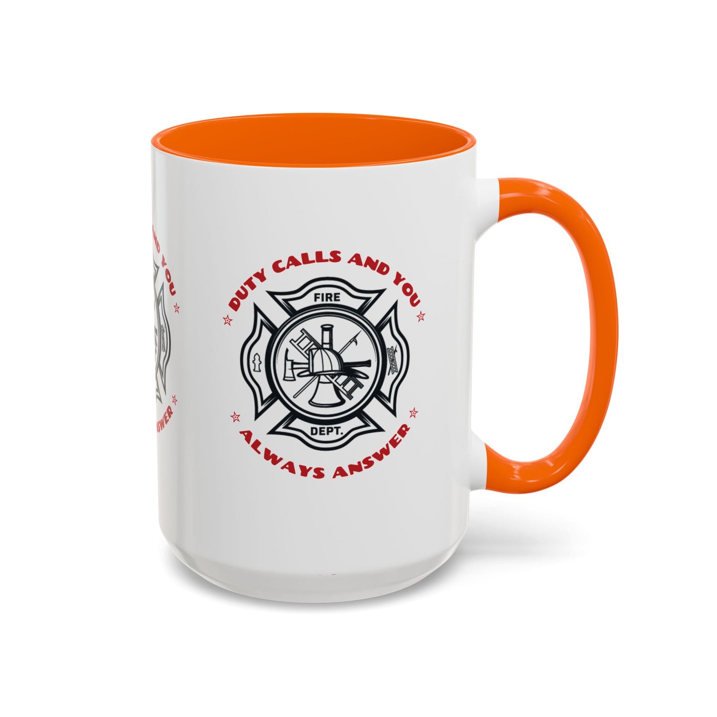 Firefighter Accent Coffee Mug – Duty calls, and you always answer