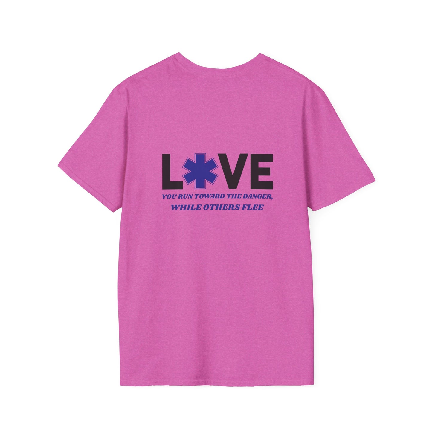 EMS Inspiration Softstyle T-Shirt – You run toward the danger, while others flee