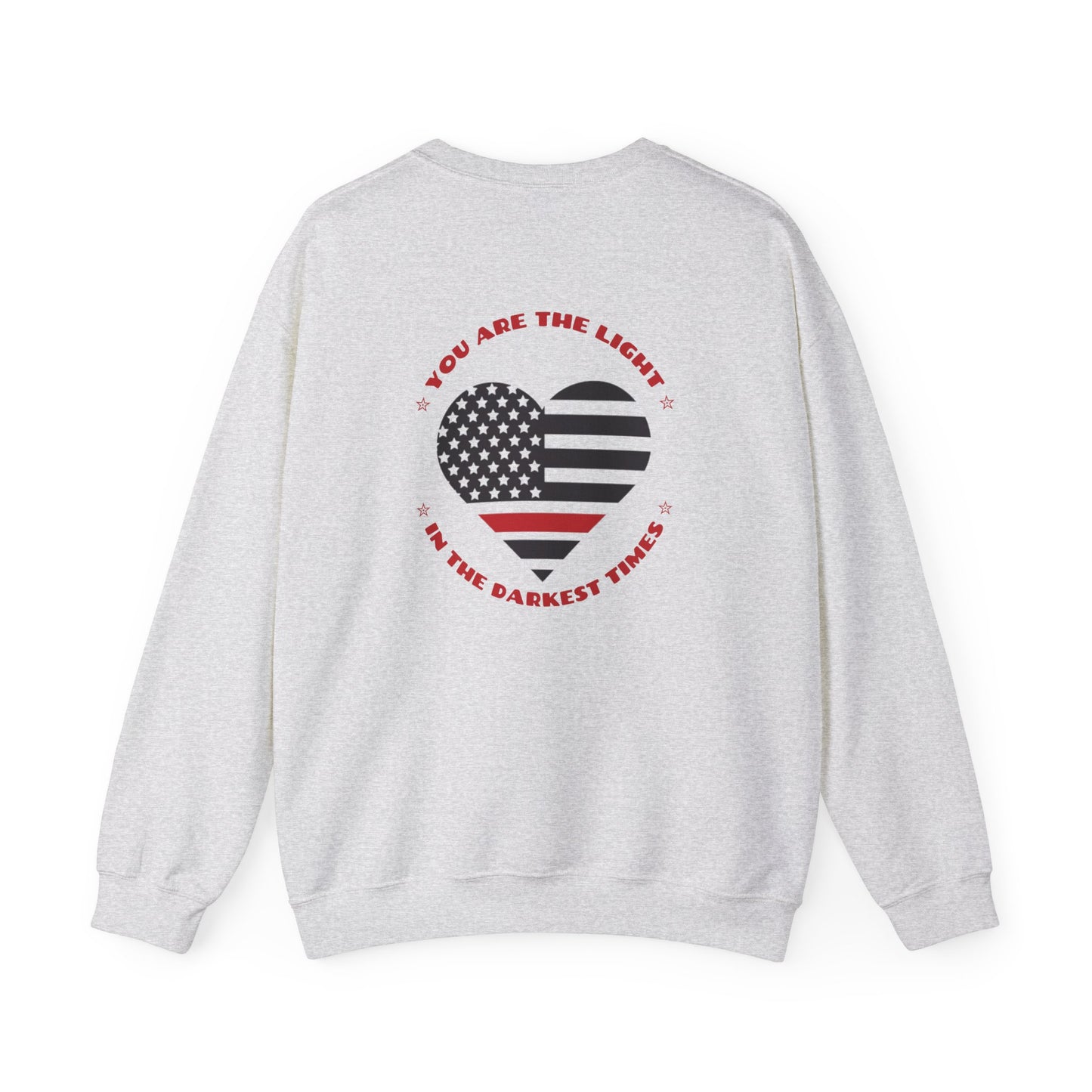 Firefighter Unisex Heavy Blend Crewneck Sweatshirt – You are the light in the darkest times