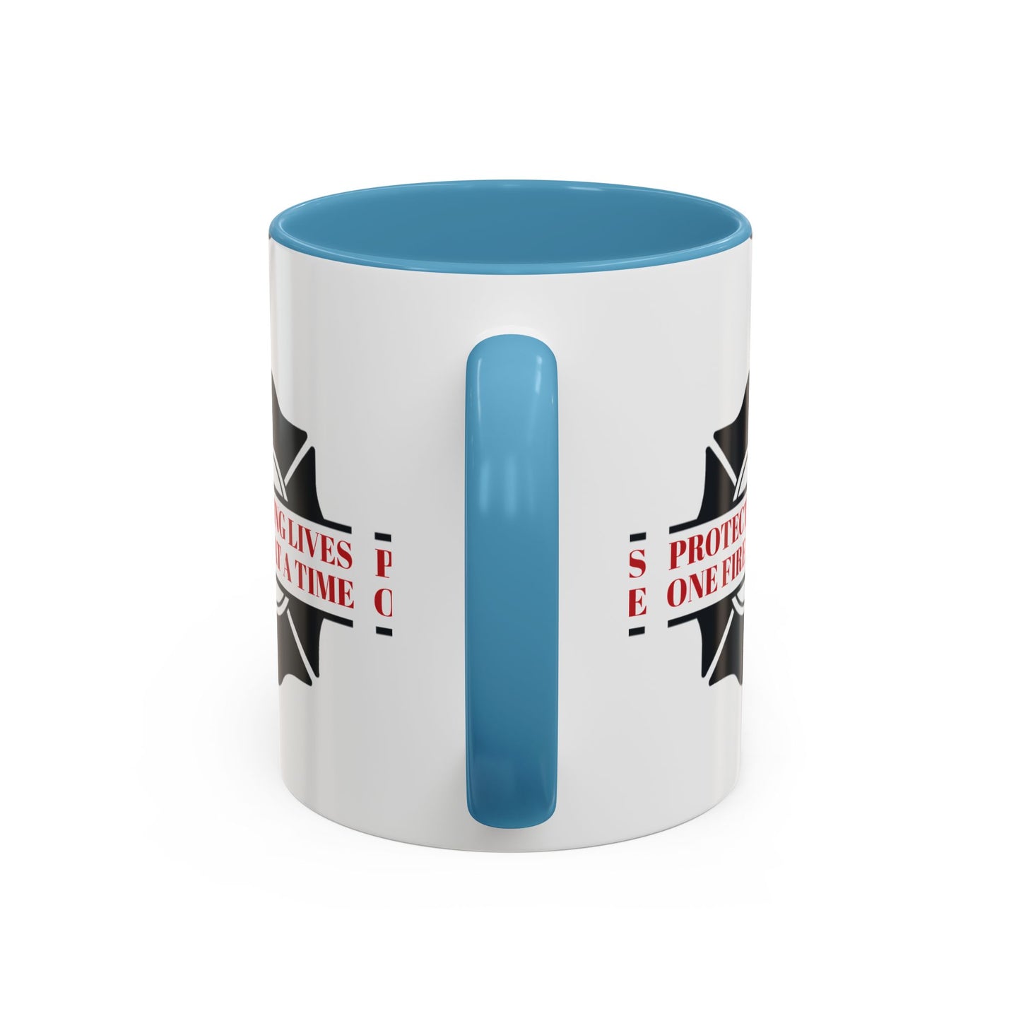 Firefighter Accent Coffee Mug – Protecting lives, one fire at a time