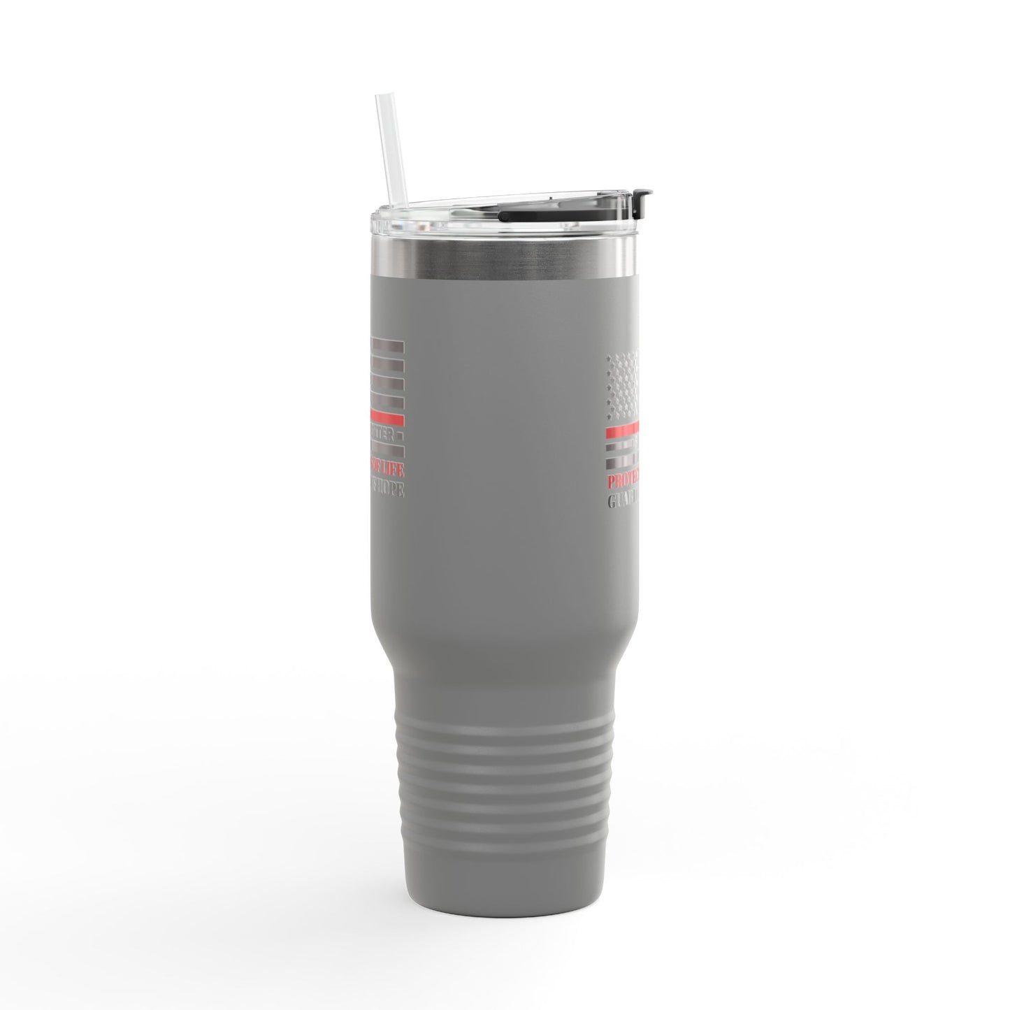 Firefighter Insulated Travel Mug, 40oz – Firefighters: Protectors of life, guardians of hope