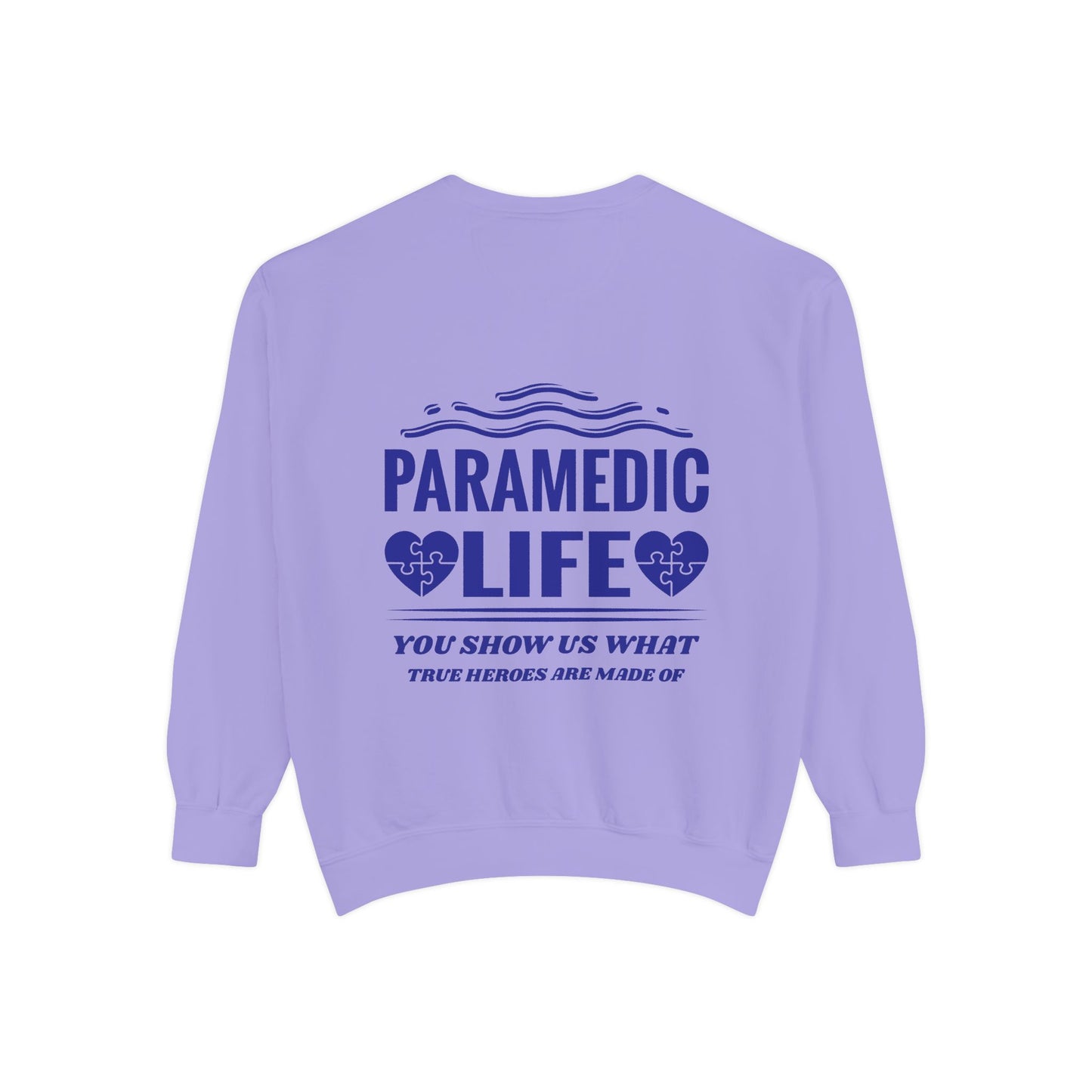 EMS Unisex Garment-Dyed Sweatshirt –You show us what true heroes are made of