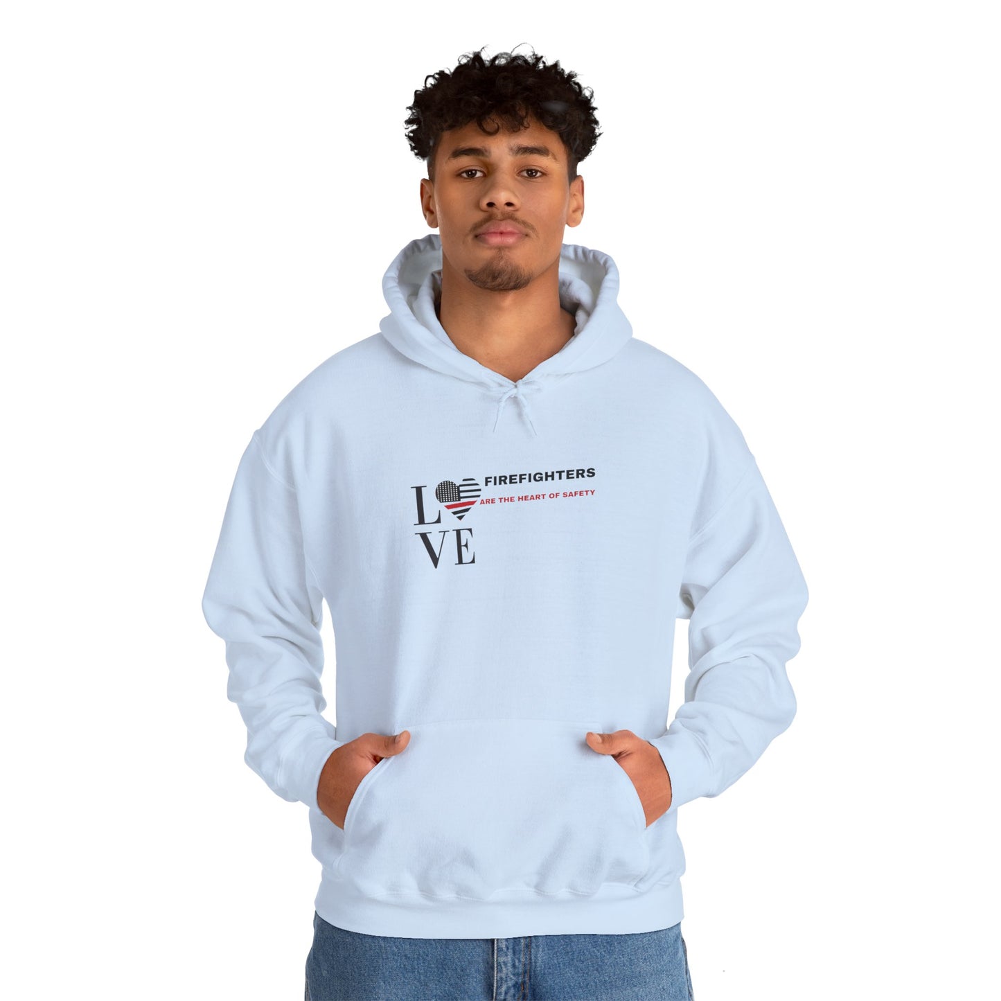 Firefighter Hooded Sweatshirt – Firefighters are the heart of safety