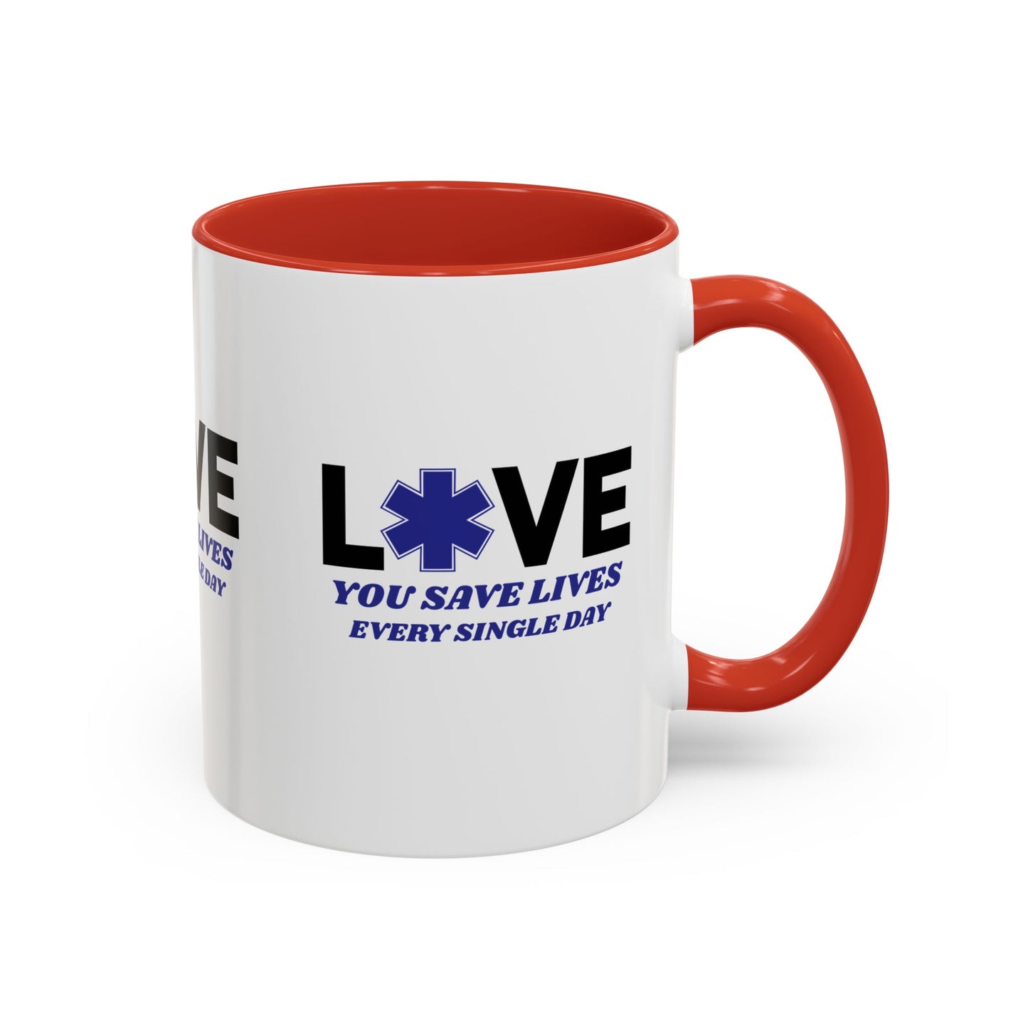 EMS Accent Coffee Mug – You save lives every single day