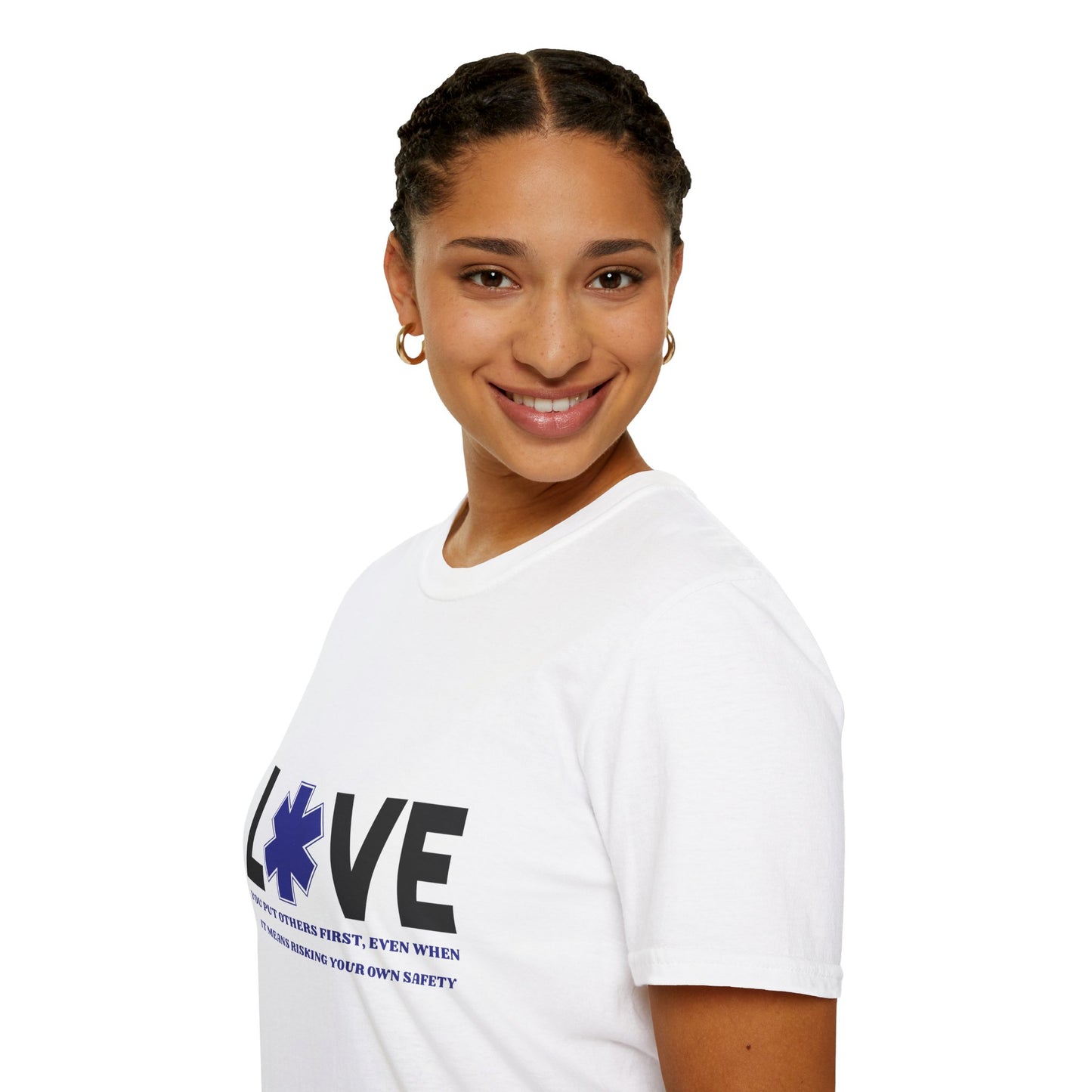 EMS Inspiration Softstyle T-Shirt – You put others first, even when it means risking your own safety