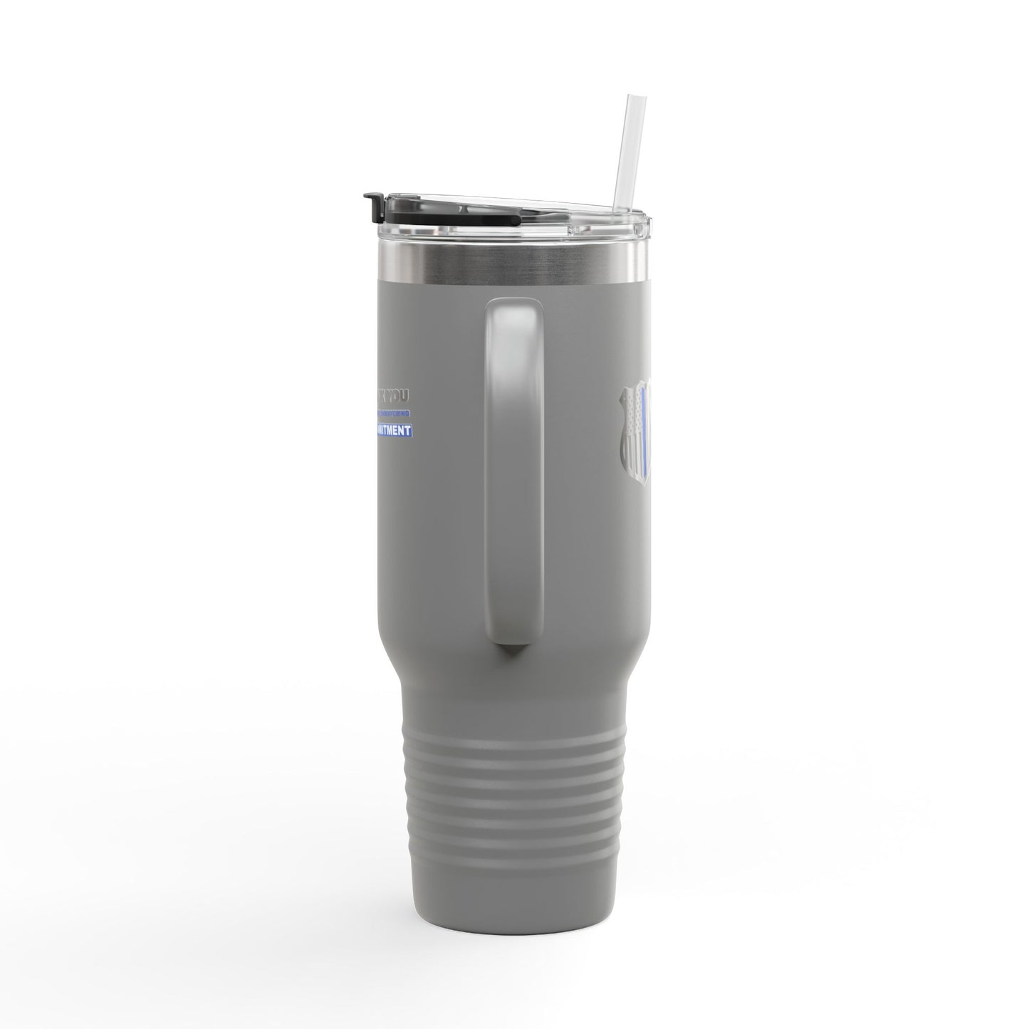 Police Insulated Travel Mug, 40oz – Thank you for your unwavering commitment