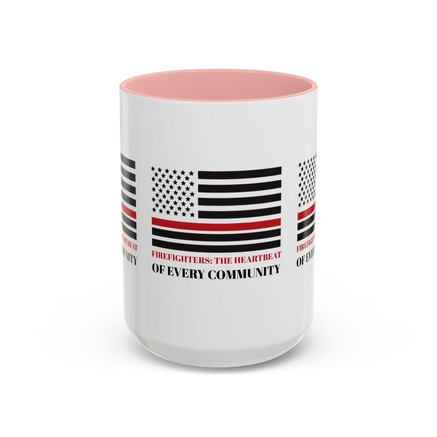 Firefighter Accent Coffee Mug – Firefighters: The heartbeat of every community