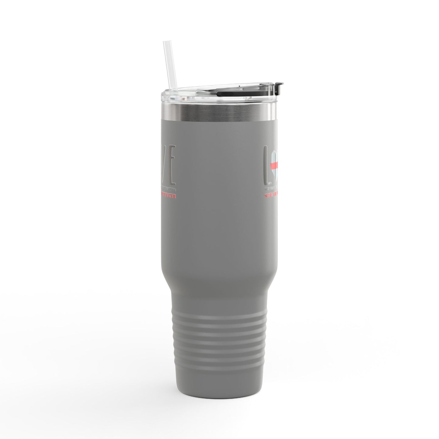 Firefighter Insulated Travel Mug, 40oz – Not all battles are fought with weapons; some are fought with water