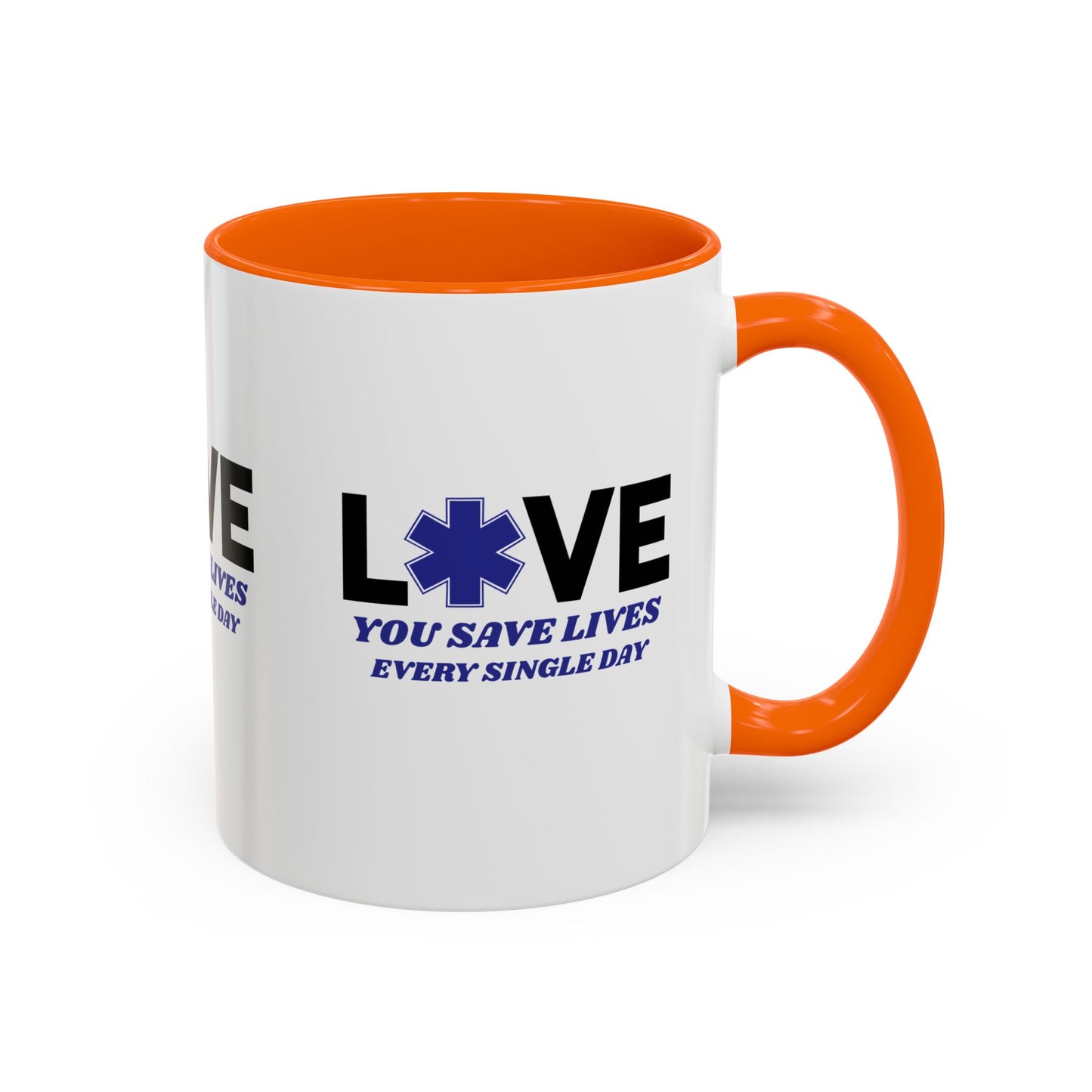 EMS Accent Coffee Mug – You save lives every single day