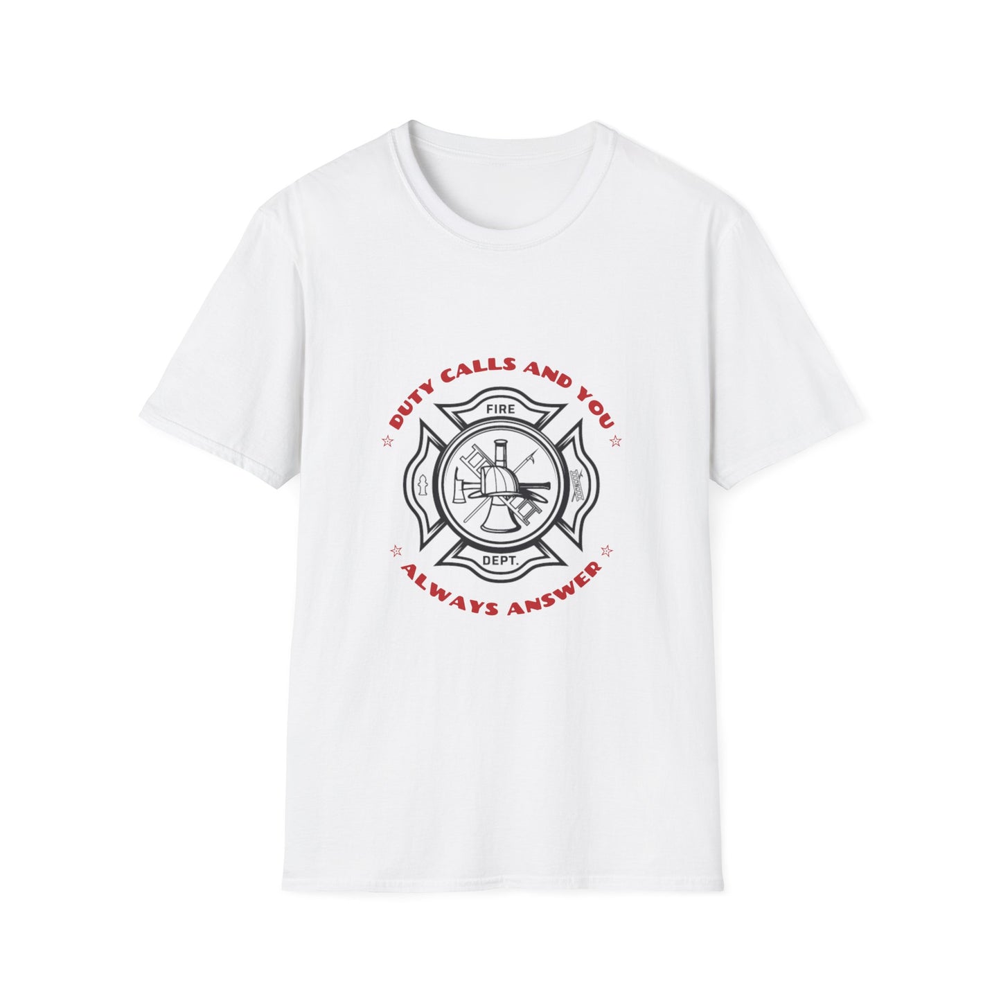 Firefighter Softstyle T-Shirt – Duty calls, and you always answer