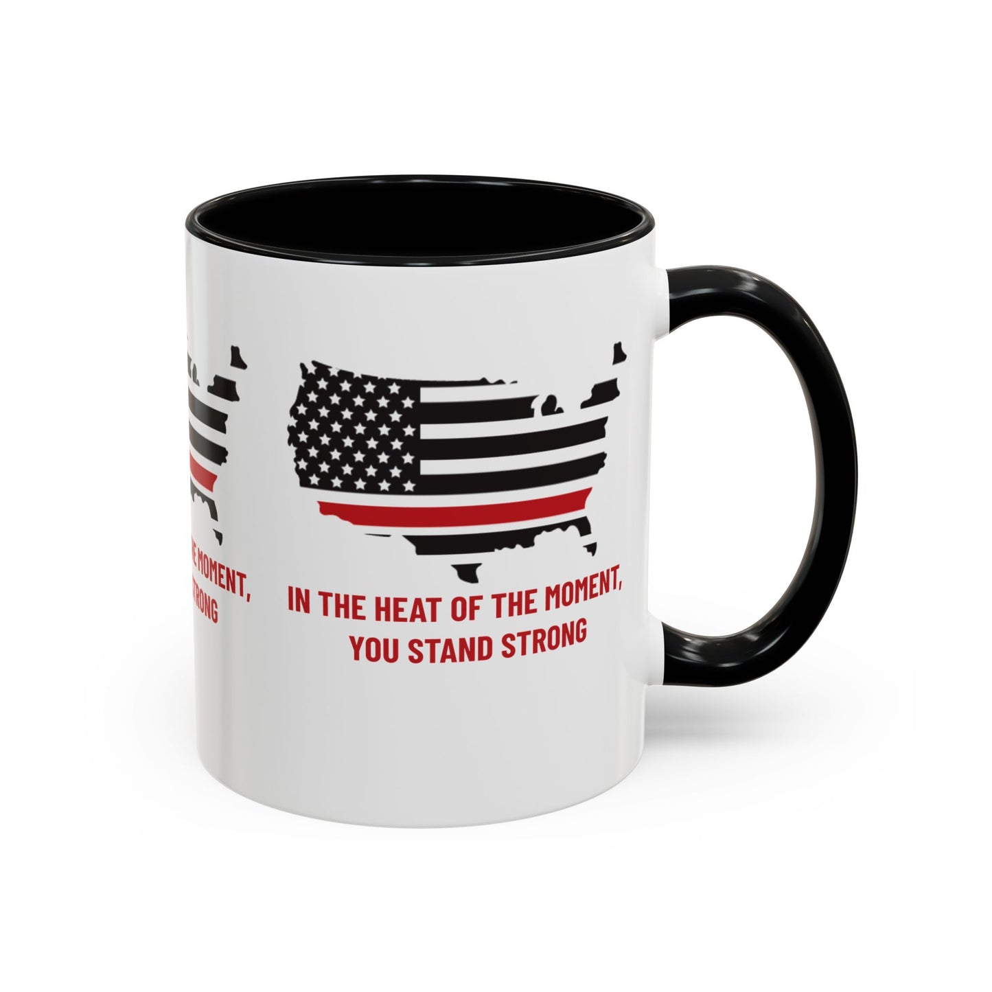 Firefighter Accent Coffee Mug – In the heat of the moment, you stand strong