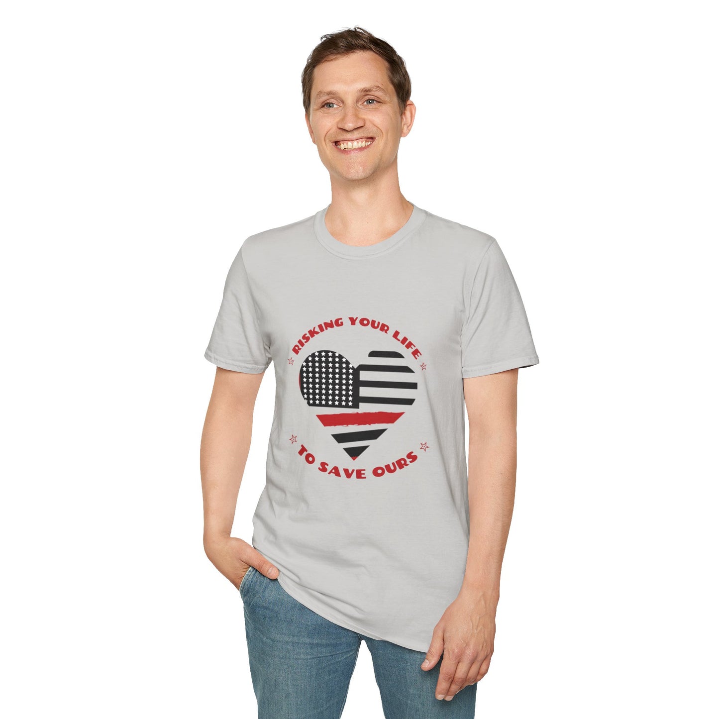 Firefighter Softstyle T-Shirt – Risking your life to save ours
