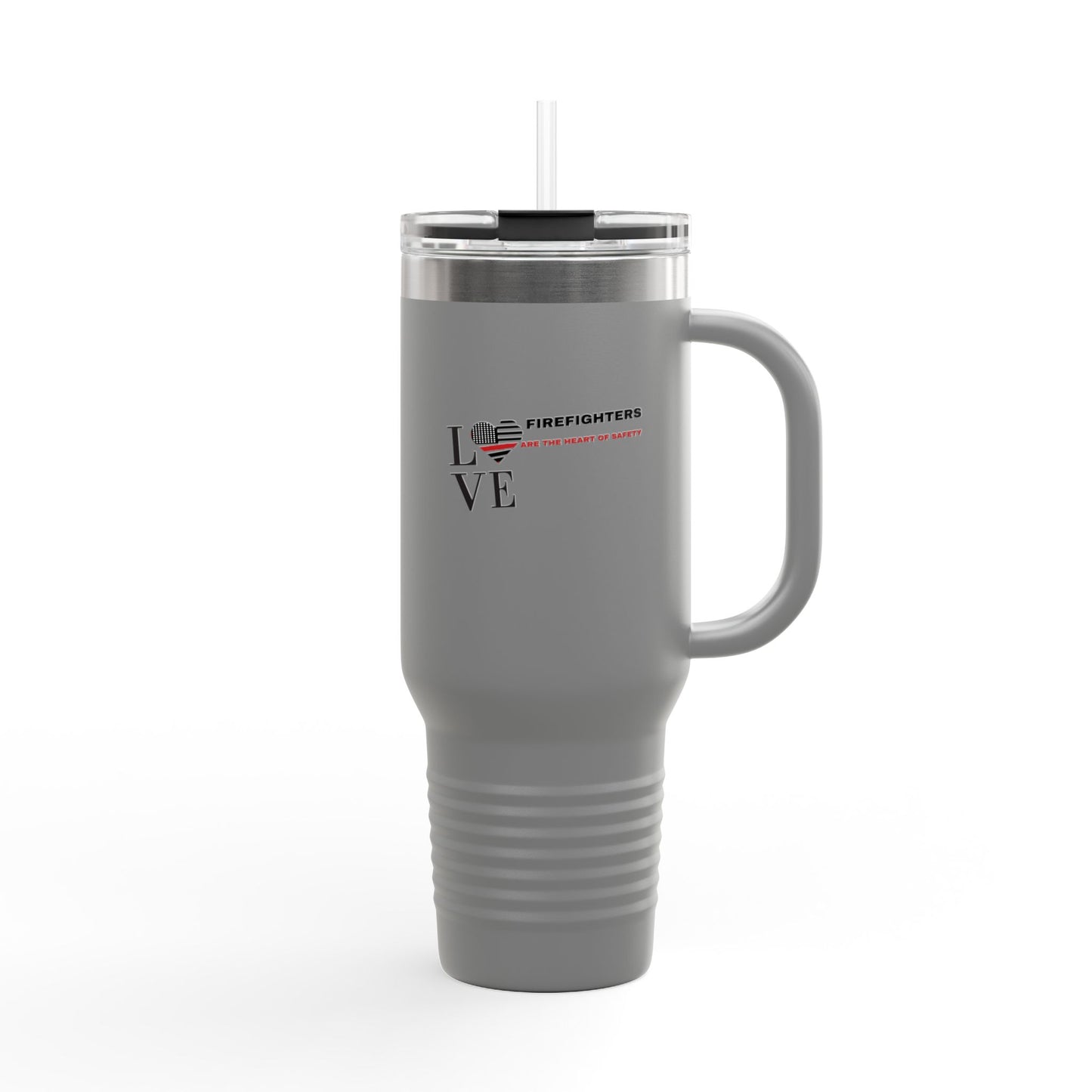Firefighter Insulated Travel Mug, 40oz – Firefighters are the heart of safety