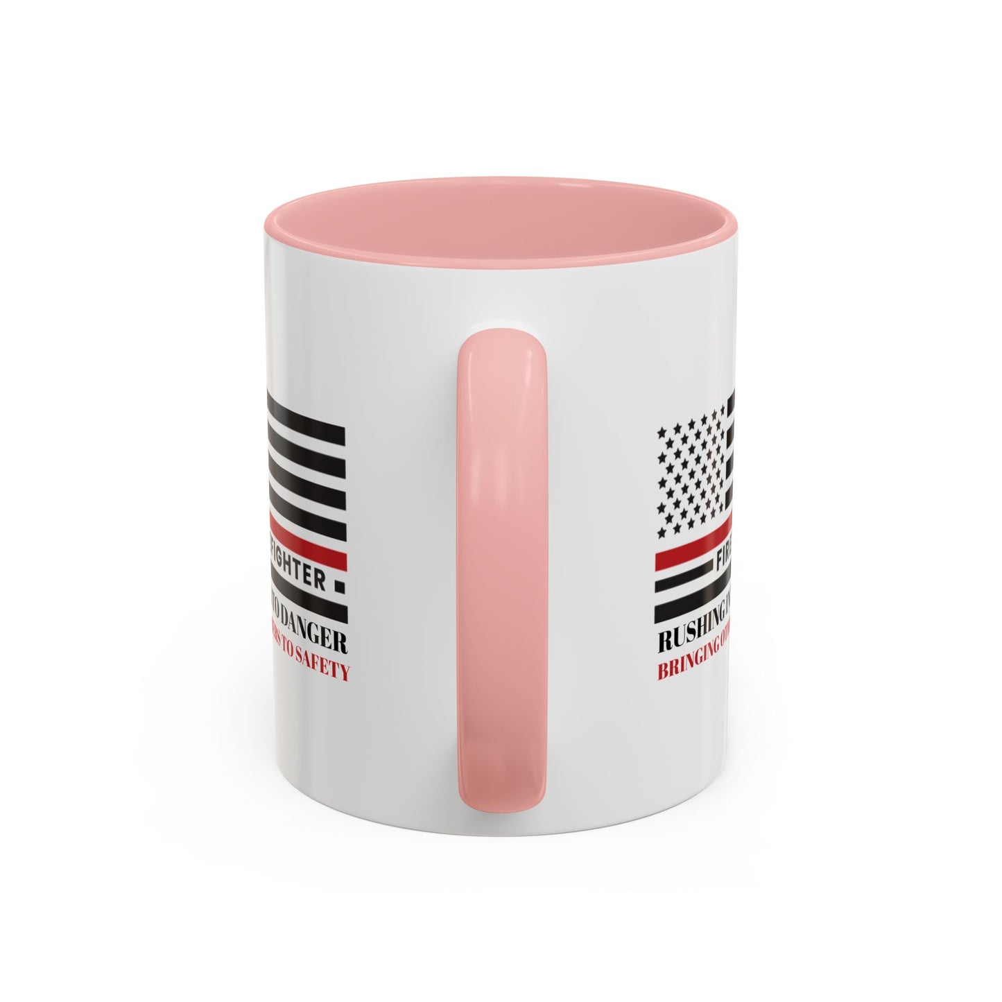 Firefighter Accent Coffee Mug – Rushing into danger, bringing others to safety