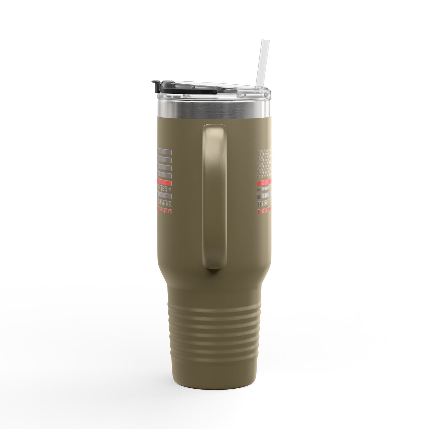 Firefighter Insulated Travel Mug, 40oz – Rushing into danger, bringing others to safety