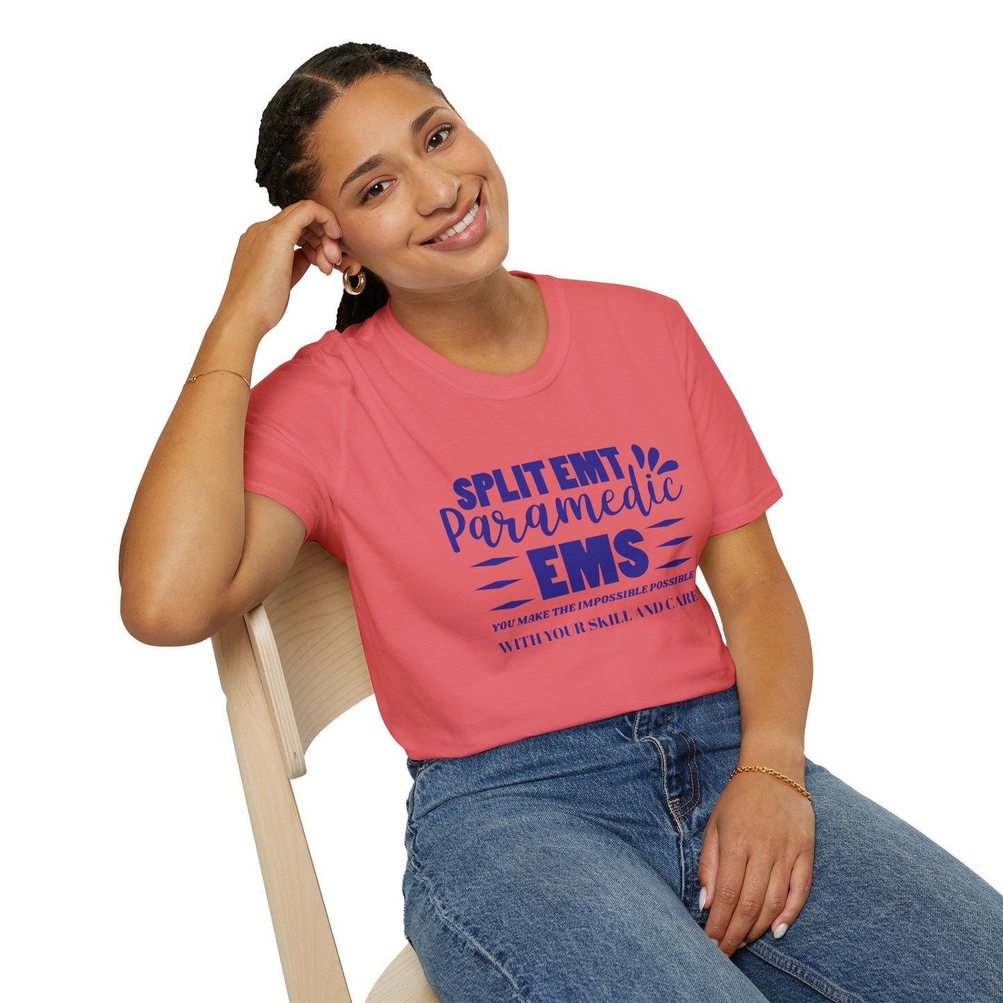EMS Inspiration Softstyle T-Shirt – You make the impossible possible with your skill and care