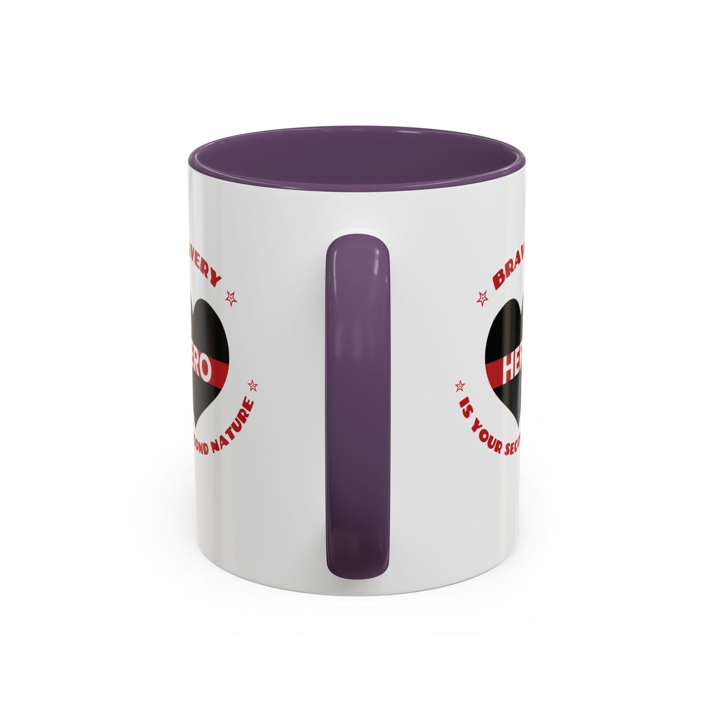 Firefighter Accent Coffee Mug – Bravery is your second nature