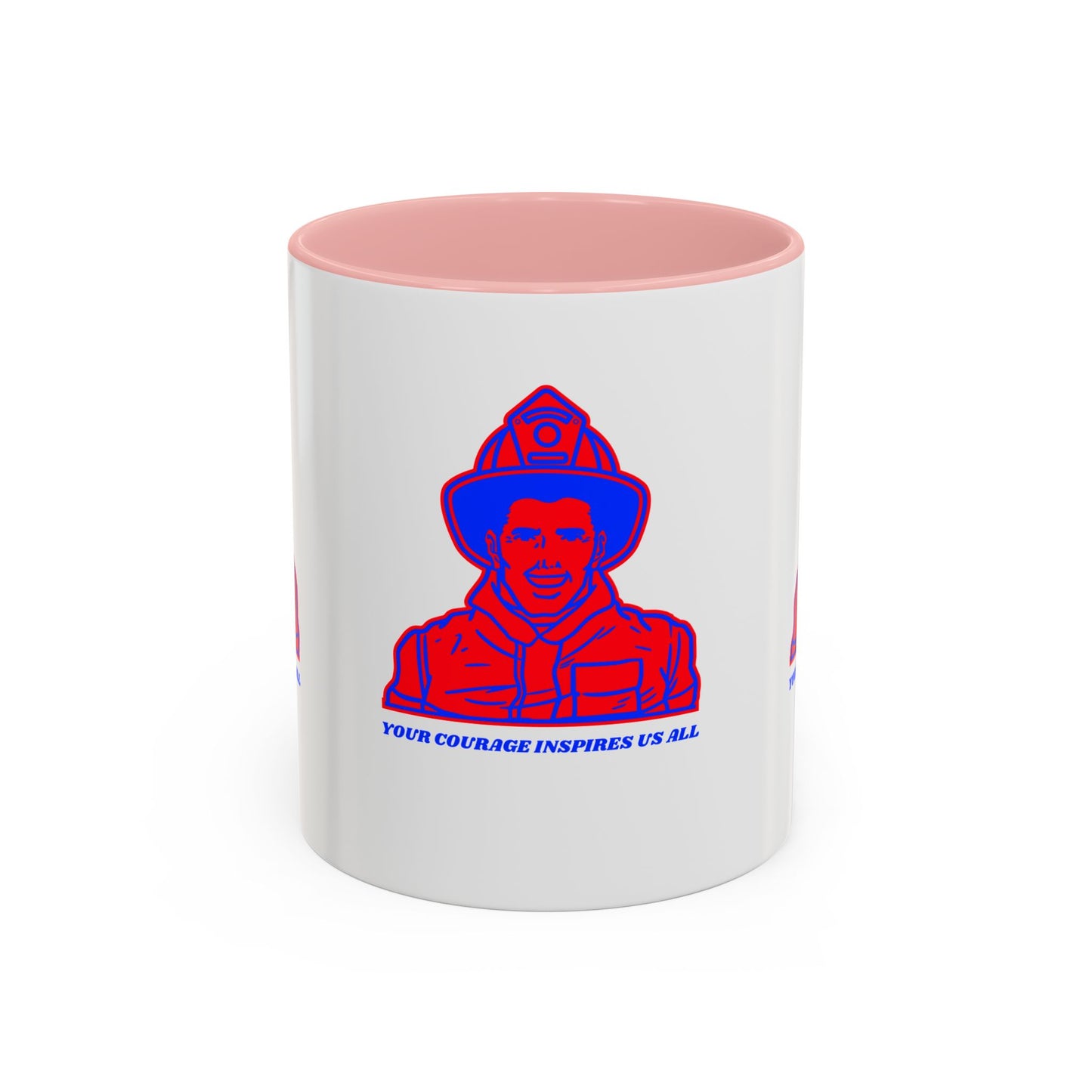 Firefighter Accent Coffee Mug – Your courage inspires us all