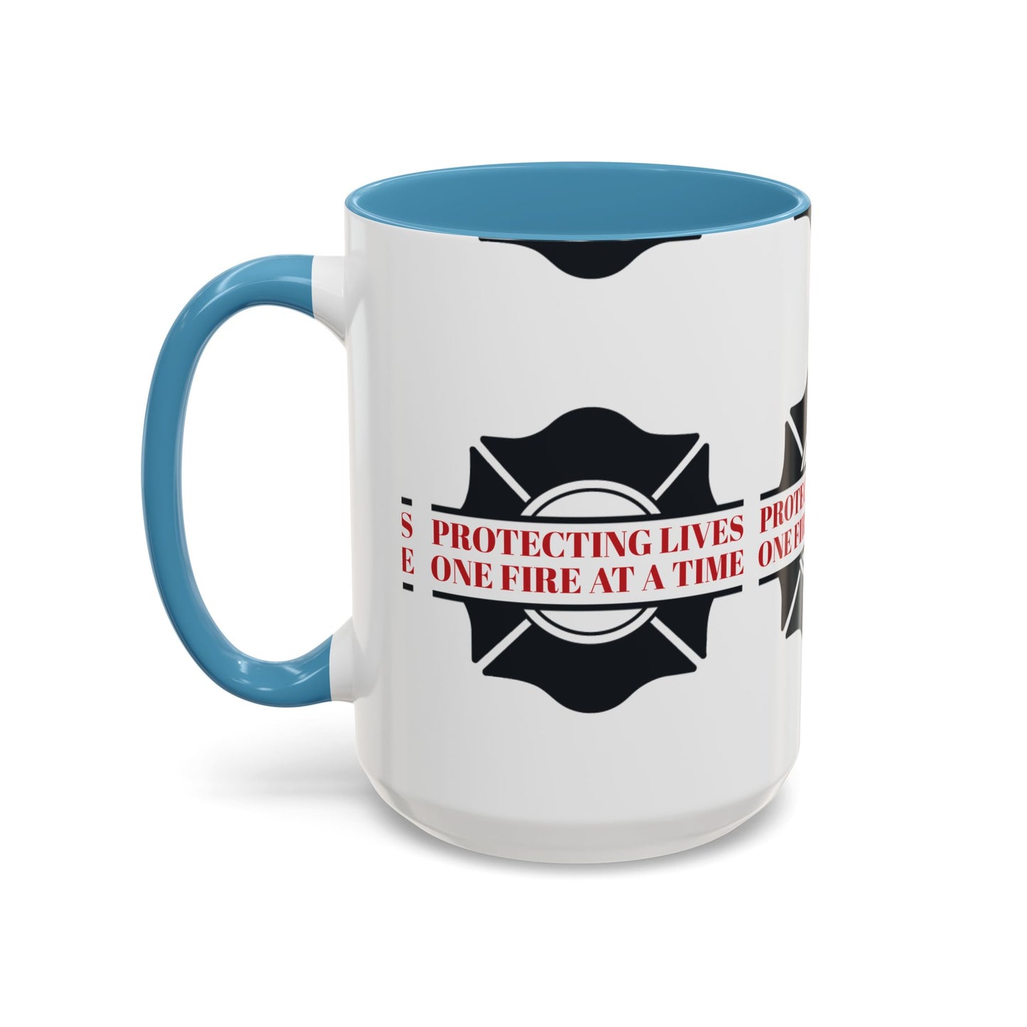 Firefighter Accent Coffee Mug – Protecting lives, one fire at a time