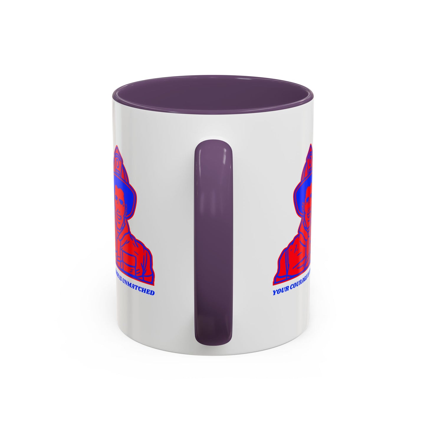 Firefighter Accent Coffee Mug – Your courage is unmatched