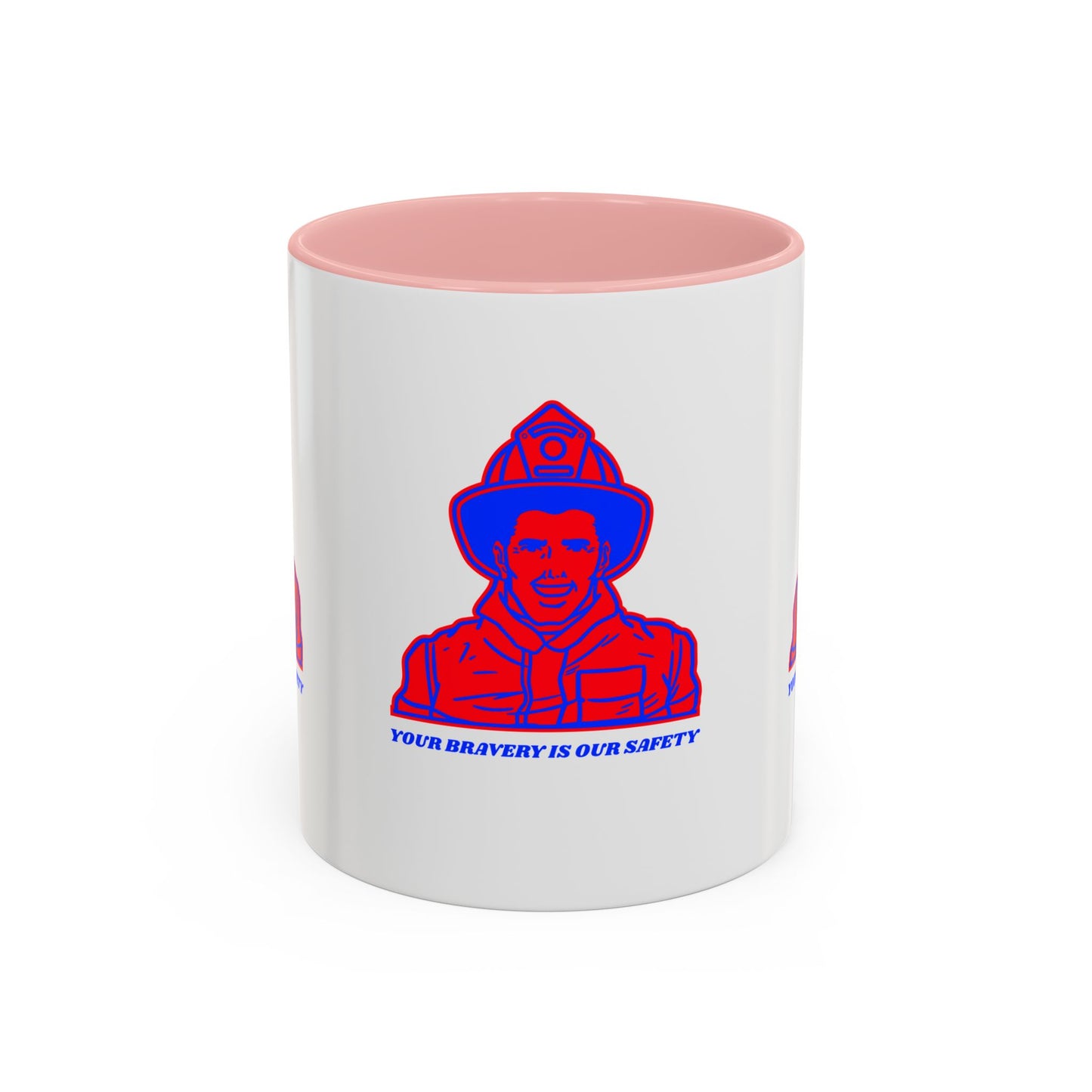 Firefighter Accent Coffee Mug – Your bravery is our safety
