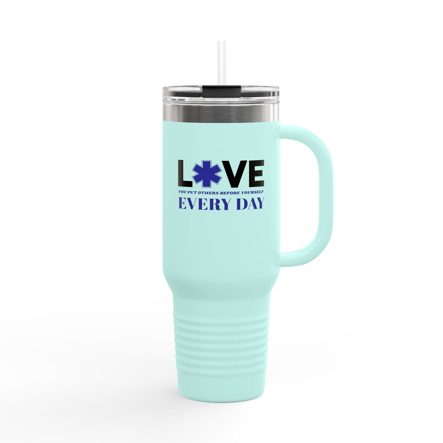 EMS Insulated Travel Mug, 40oz - You put others before yourself every day