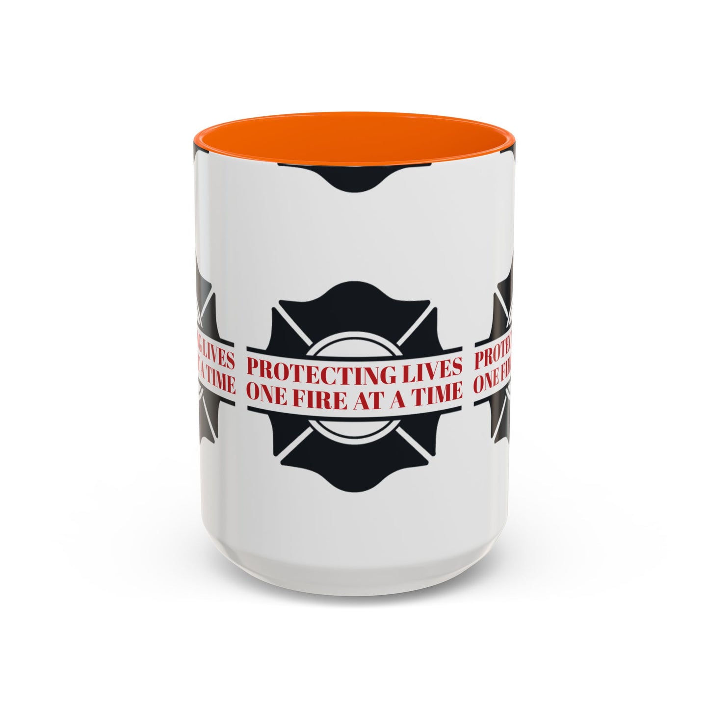 Firefighter Accent Coffee Mug – Protecting lives, one fire at a time