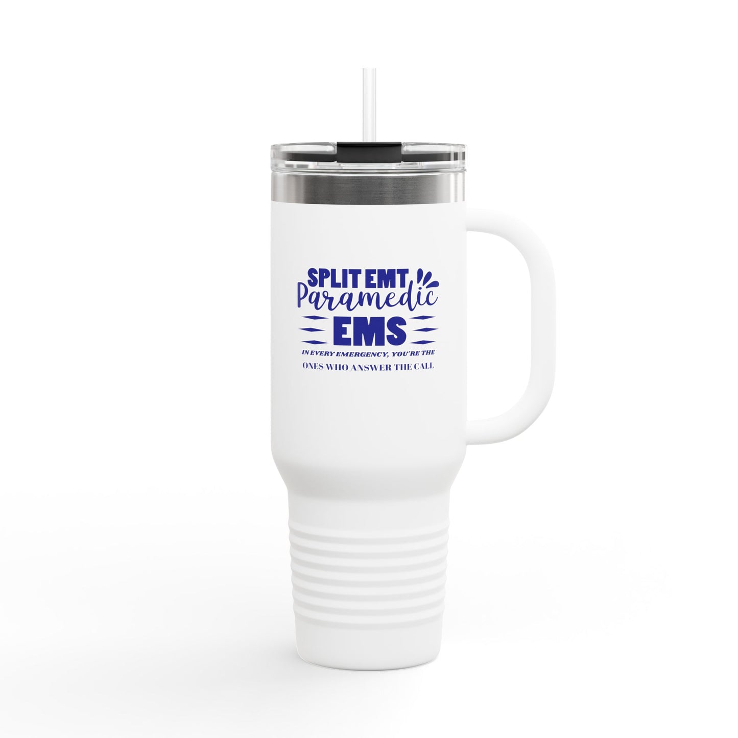 EMS Insulated Travel Mug, 40oz - In every emergency, you're the ones who answer the call