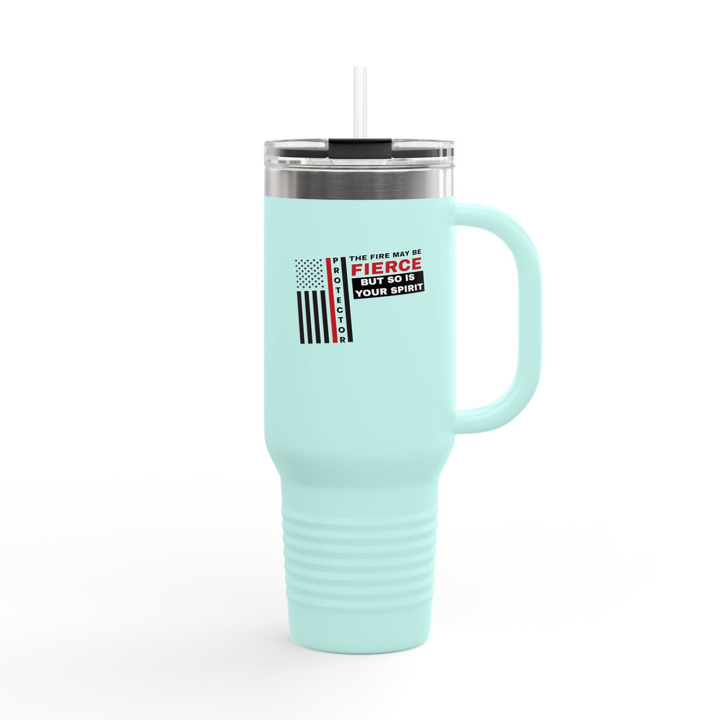 Firefighter Insulated Travel Mug, 40oz – The fire may be fierce, but so is your spirit