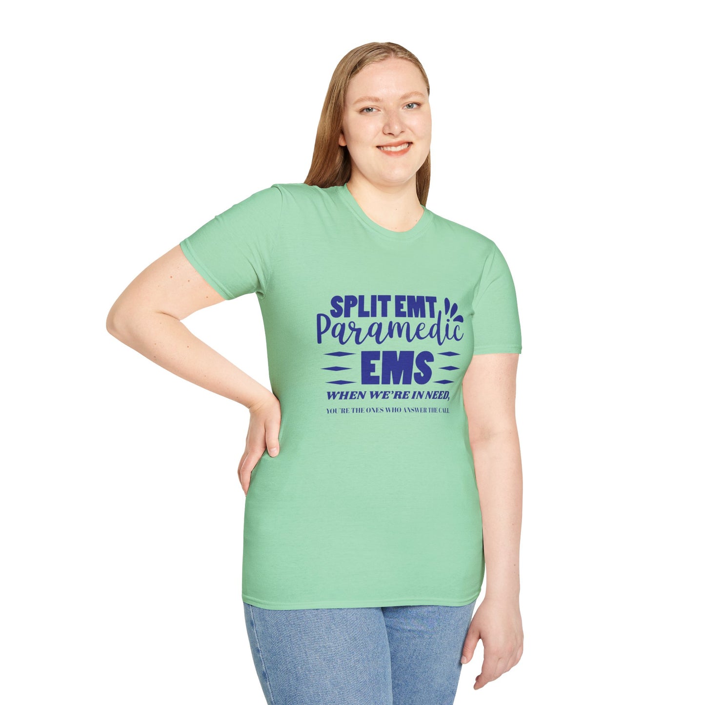 EMS Inspiration Softstyle T-Shirt – When we’re in need, you’re the ones who answer the call