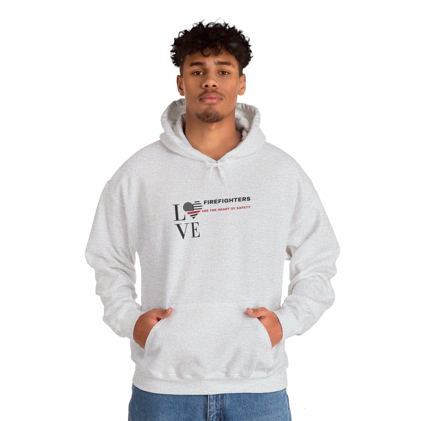 Firefighter Hooded Sweatshirt – Firefighters are the heart of safety