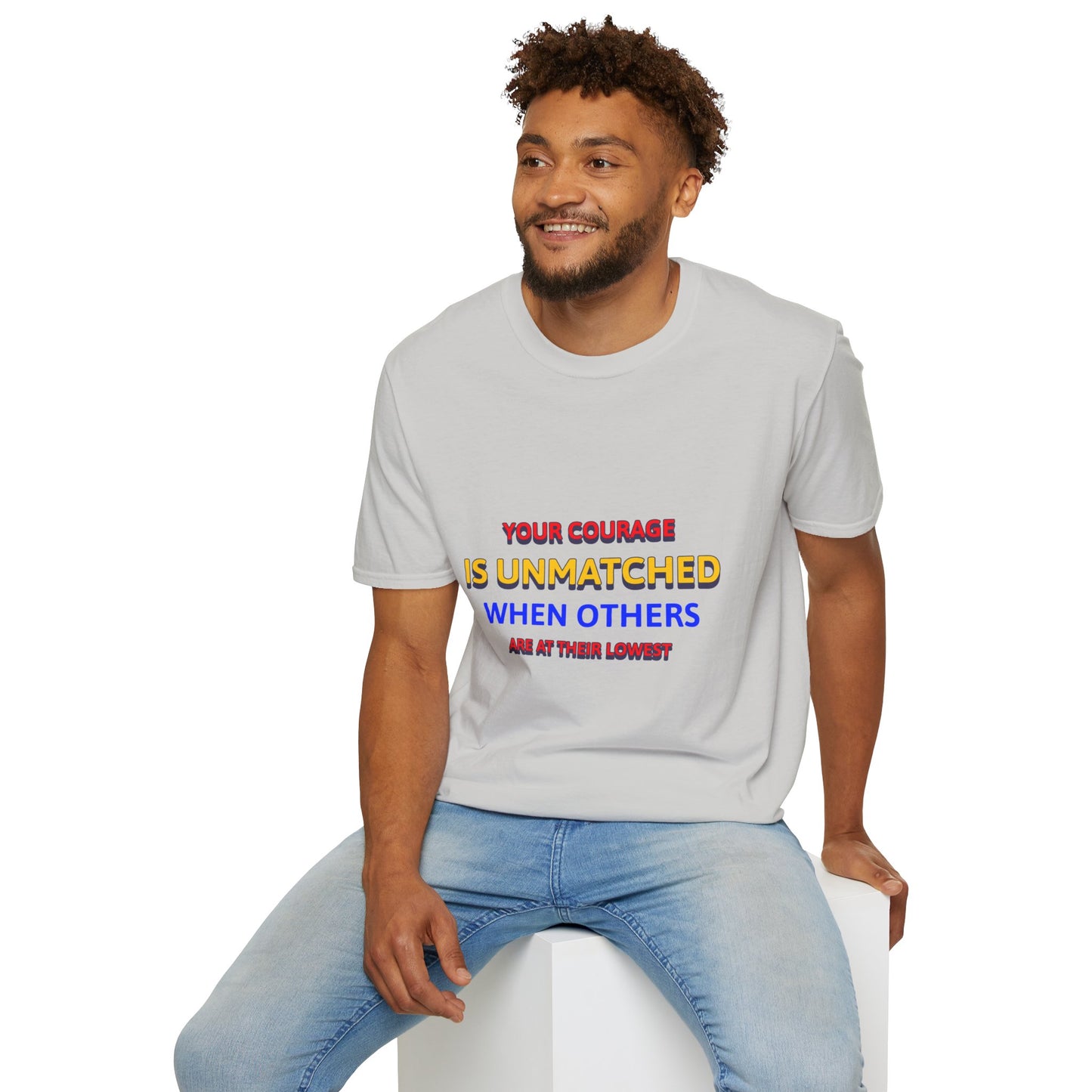 EMS Inspiration Softstyle T-Shirt – Your courage is unmatched when others are at their lowest