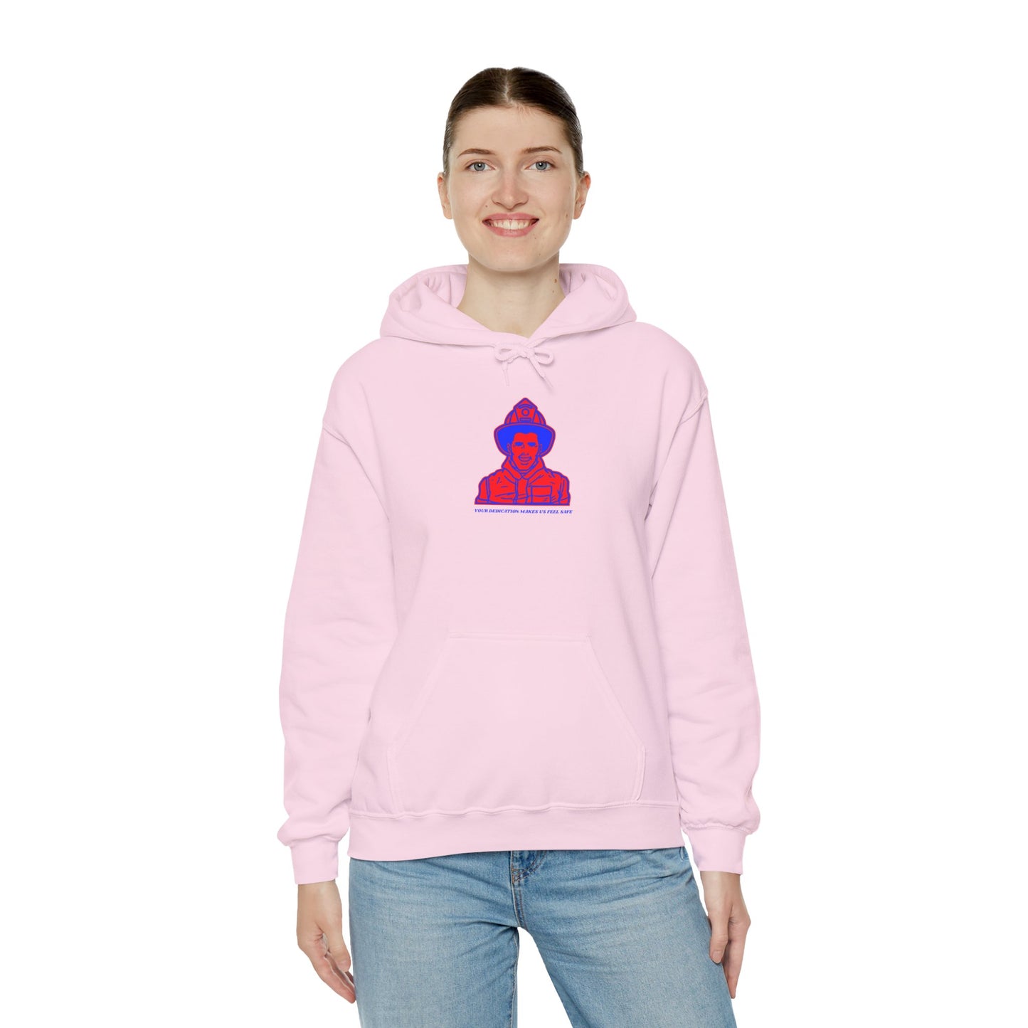 Firefighter Hooded Sweatshirt – Your dedication makes us feel safe