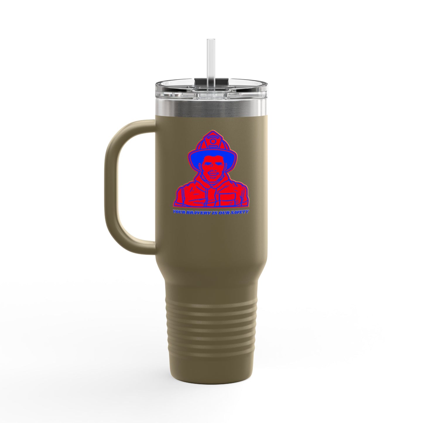 Firefighter Insulated Travel Mug, 40oz – Your bravery is our safety