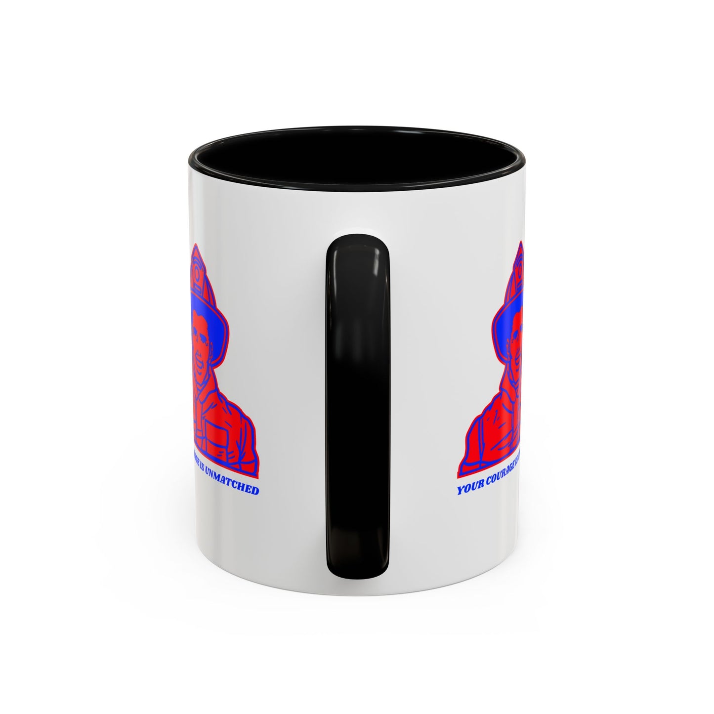 Firefighter Accent Coffee Mug – Your courage is unmatched