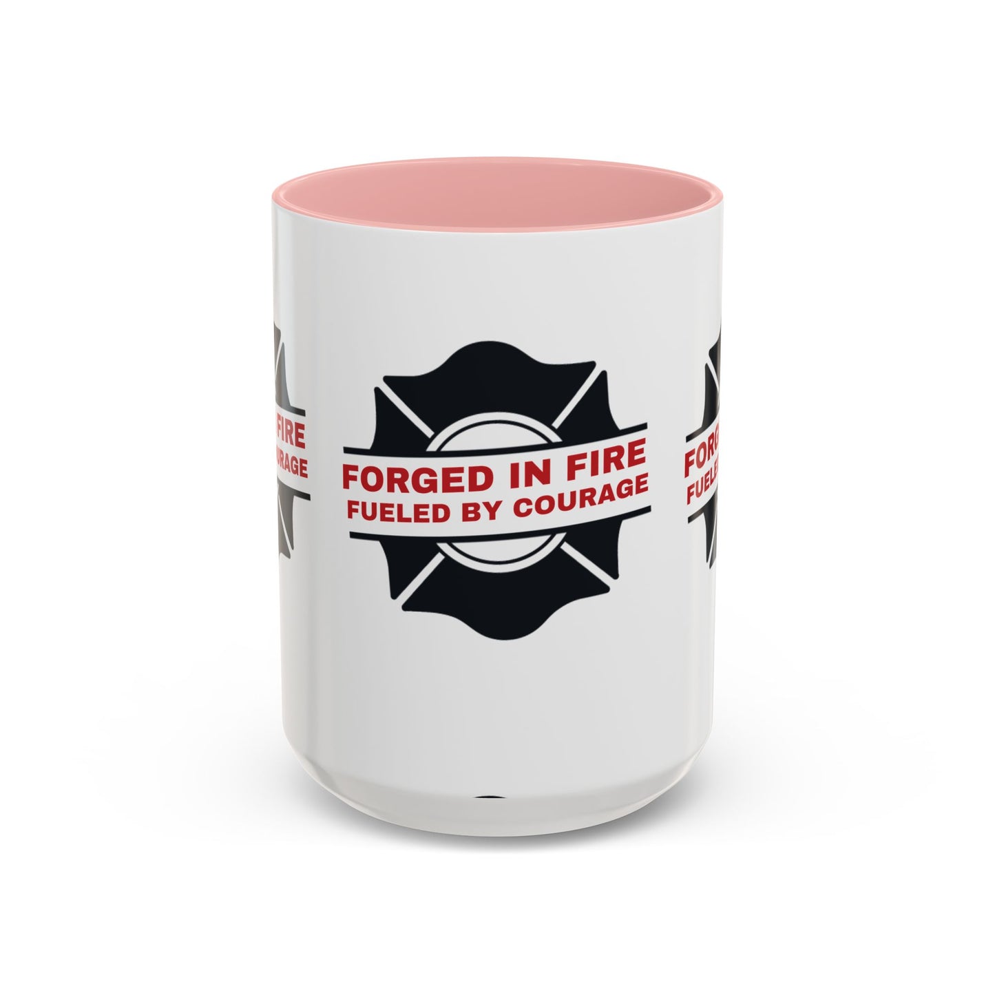 Firefighter Accent Coffee Mug – Forged in fire, fueled by courage