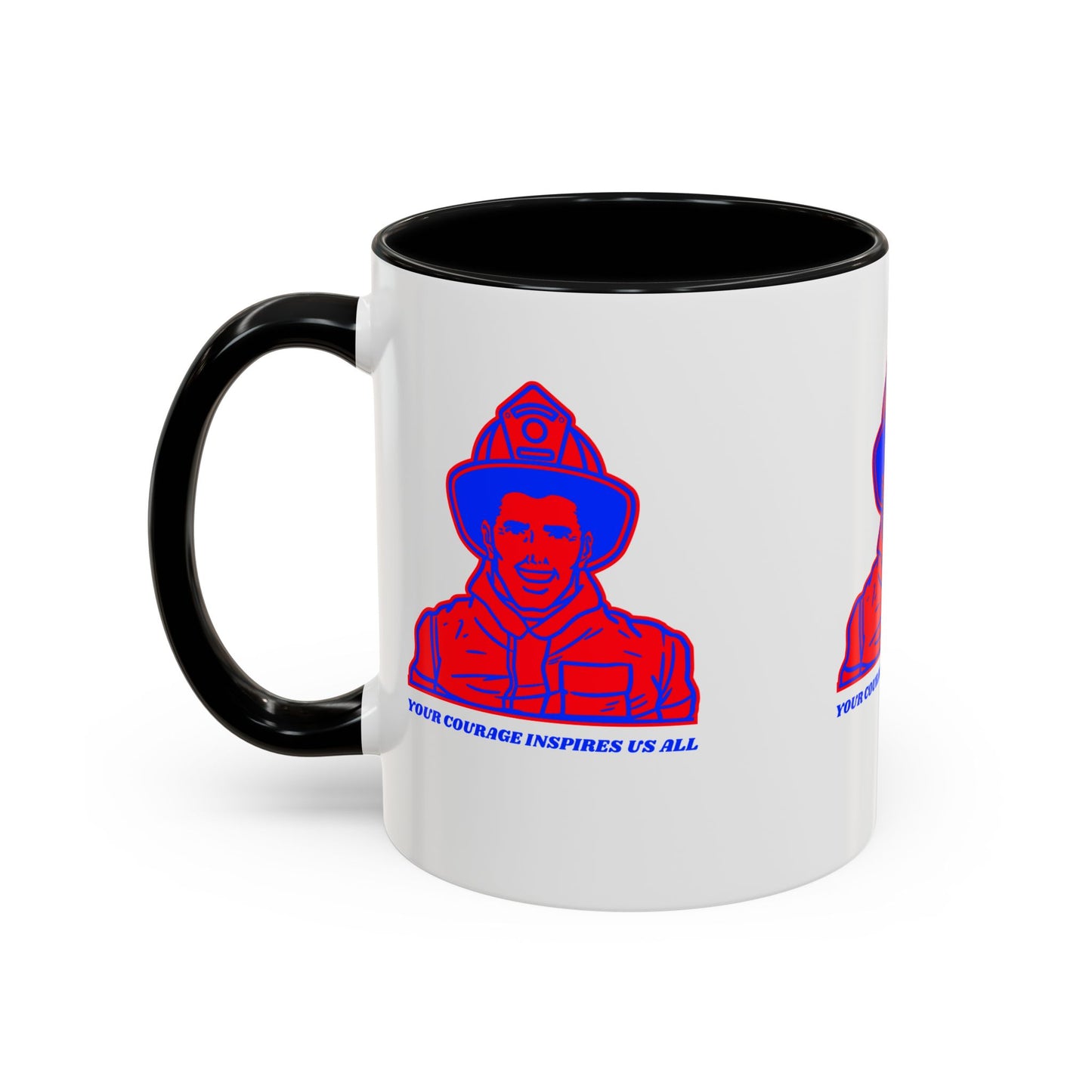 Firefighter Accent Coffee Mug – Your courage inspires us all