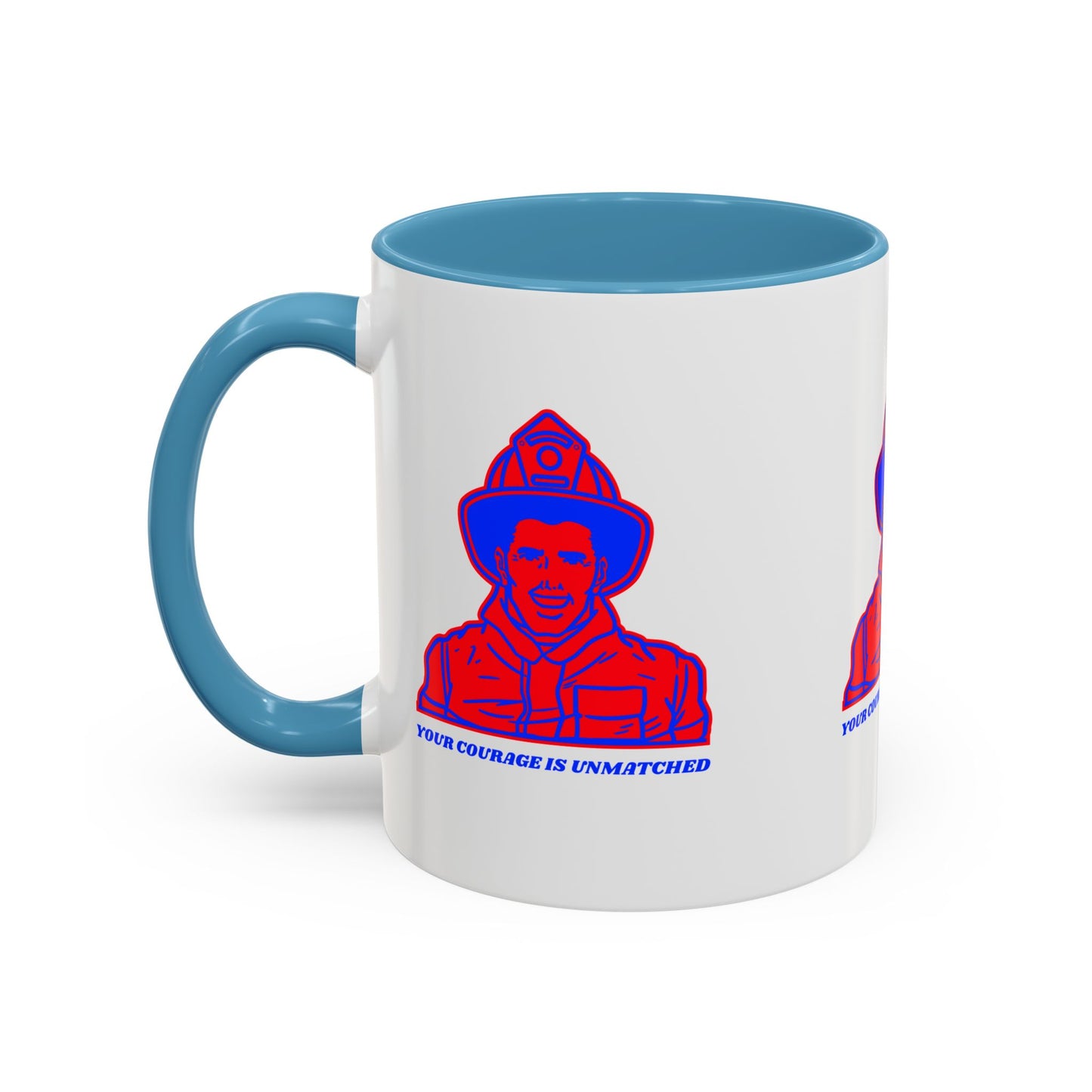 Firefighter Accent Coffee Mug – Your courage is unmatched