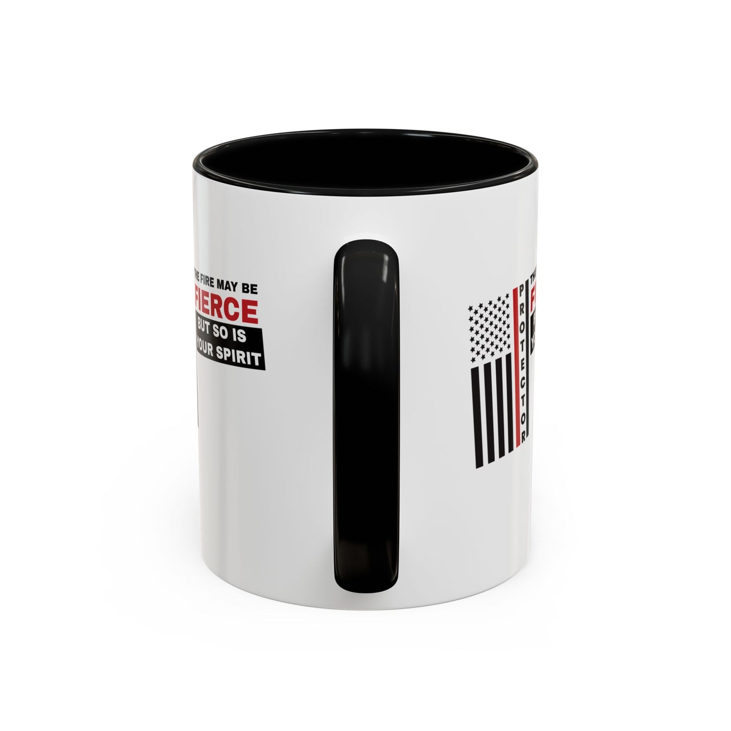 Firefighter Accent Coffee Mug – The fire may be fierce, but so is your spirit
