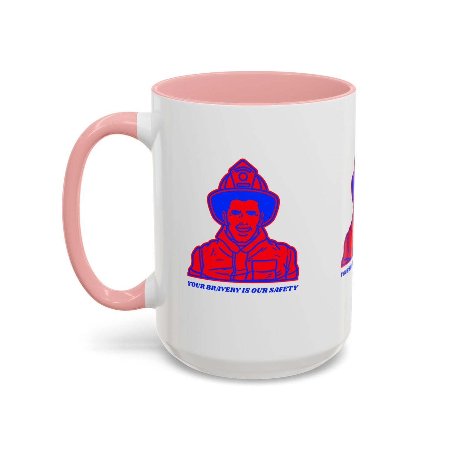 Firefighter Accent Coffee Mug – Your bravery is our safety