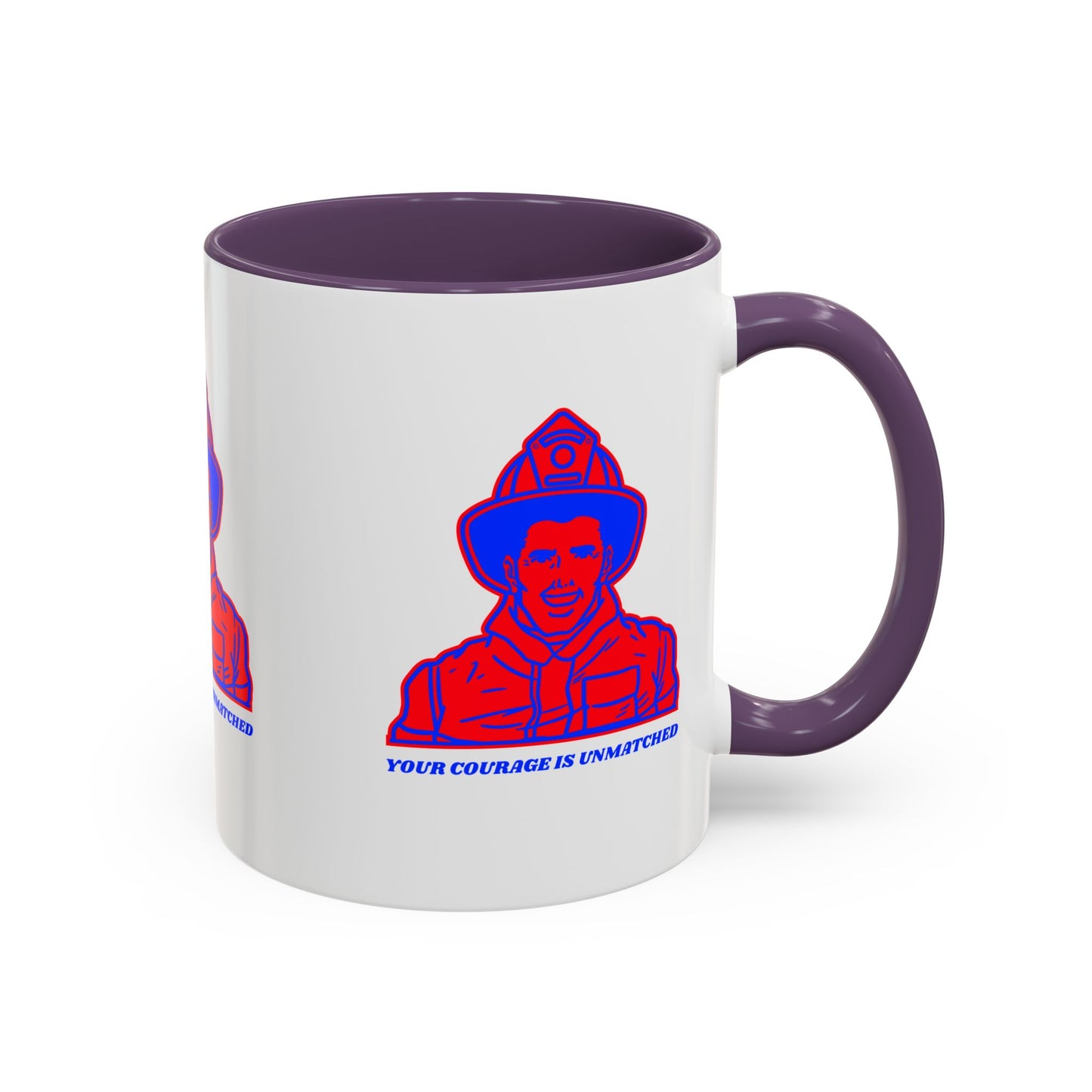 Firefighter Accent Coffee Mug – Your courage is unmatched