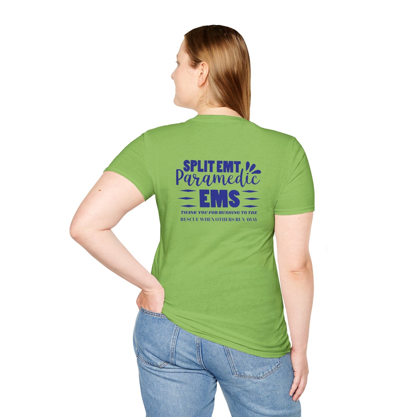EMS Inspiration Softstyle T-Shirt – Thank you for rushing to the rescue when others run away
