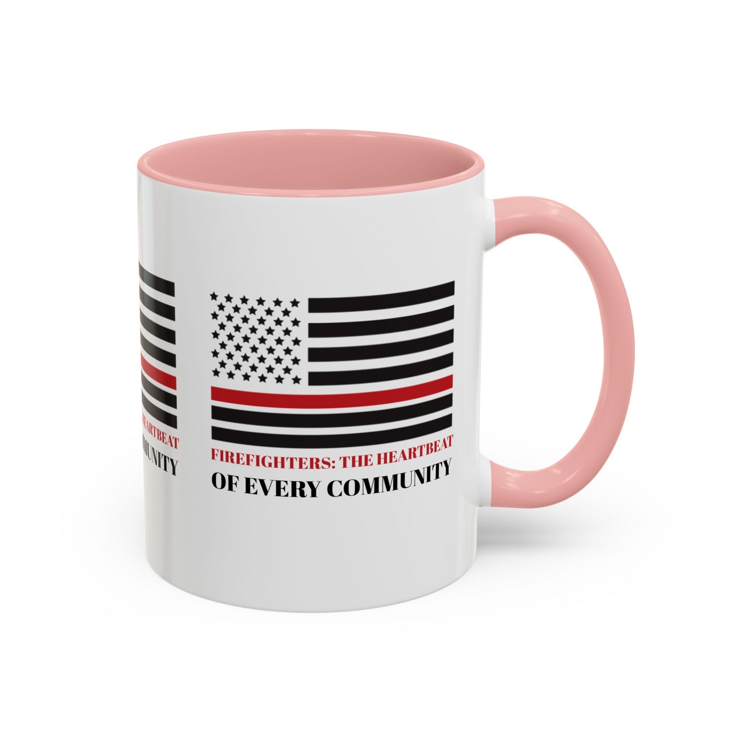 Firefighter Accent Coffee Mug – Firefighters: The heartbeat of every community