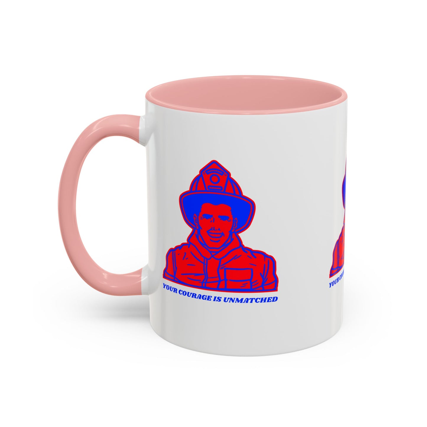 Firefighter Accent Coffee Mug – Your courage is unmatched