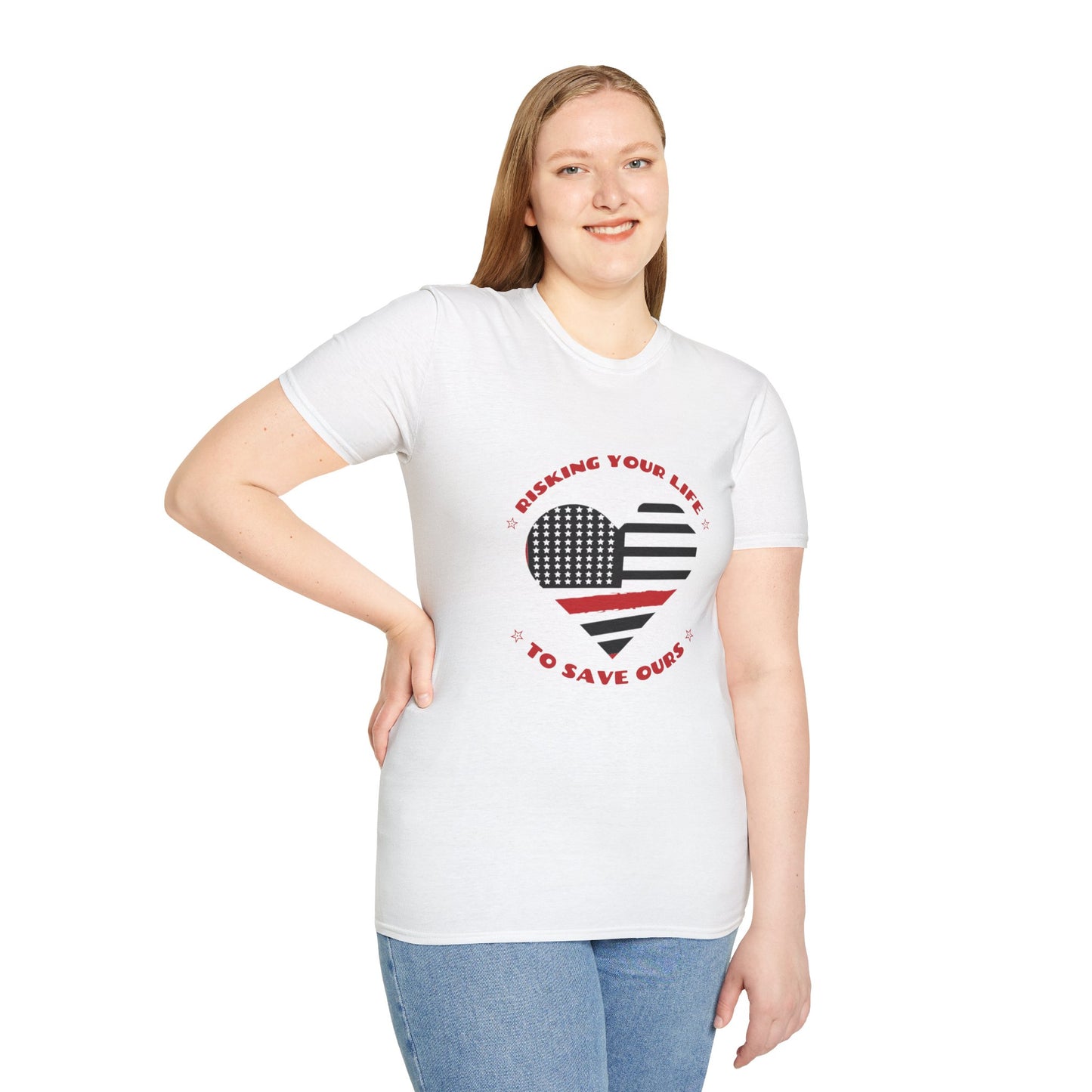 Firefighter Softstyle T-Shirt – Risking your life to save ours