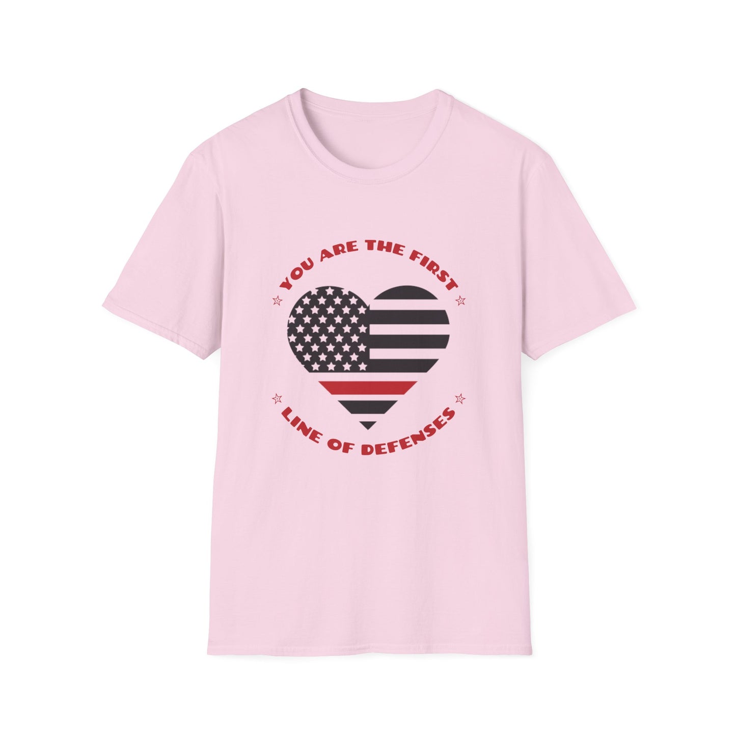 Firefighter Softstyle T-Shirt – You are the first line of defenses
