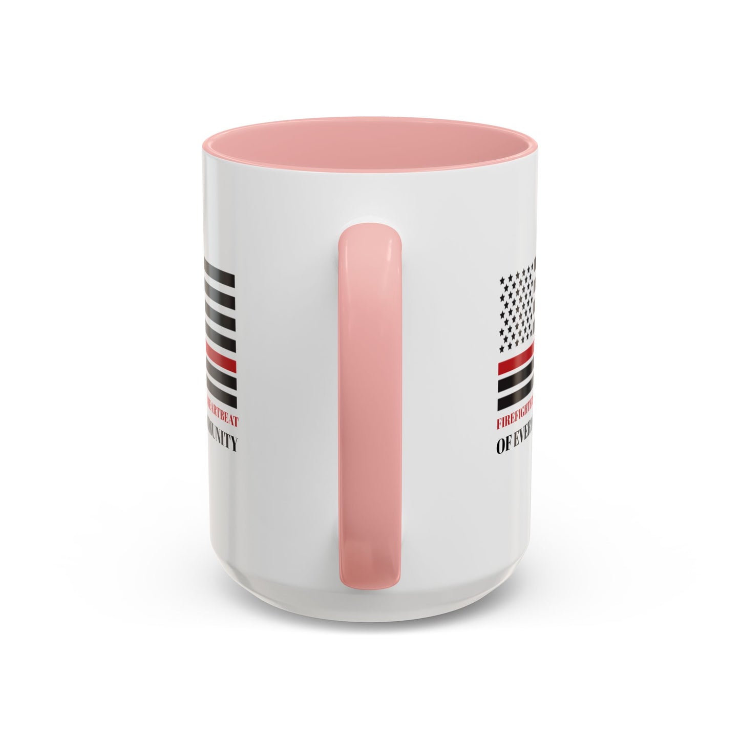 Firefighter Accent Coffee Mug – Firefighters: The heartbeat of every community