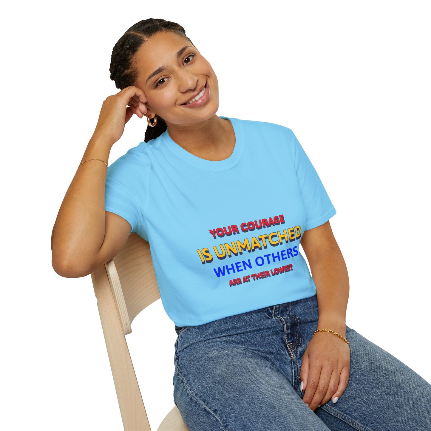 EMS Inspiration Softstyle T-Shirt – Your courage is unmatched when others are at their lowest