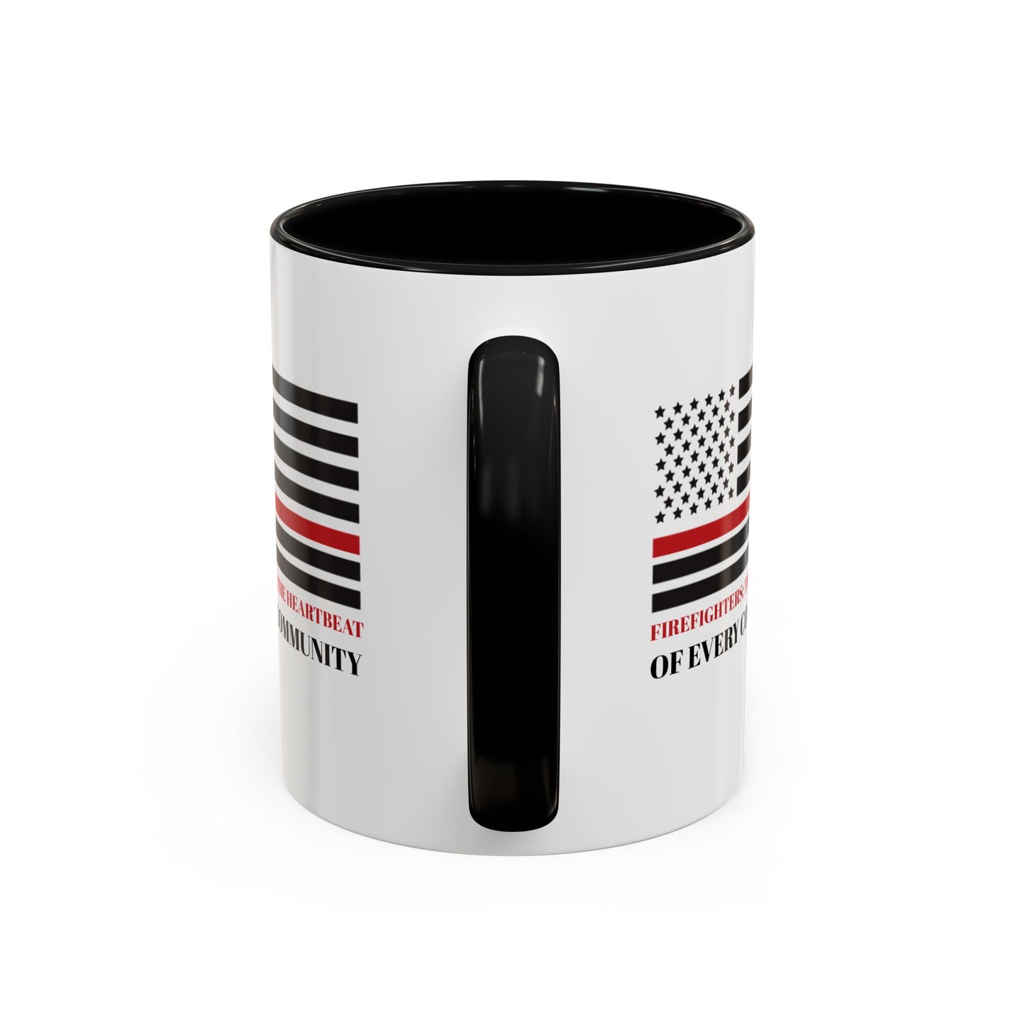 Firefighter Accent Coffee Mug – Firefighters: The heartbeat of every community