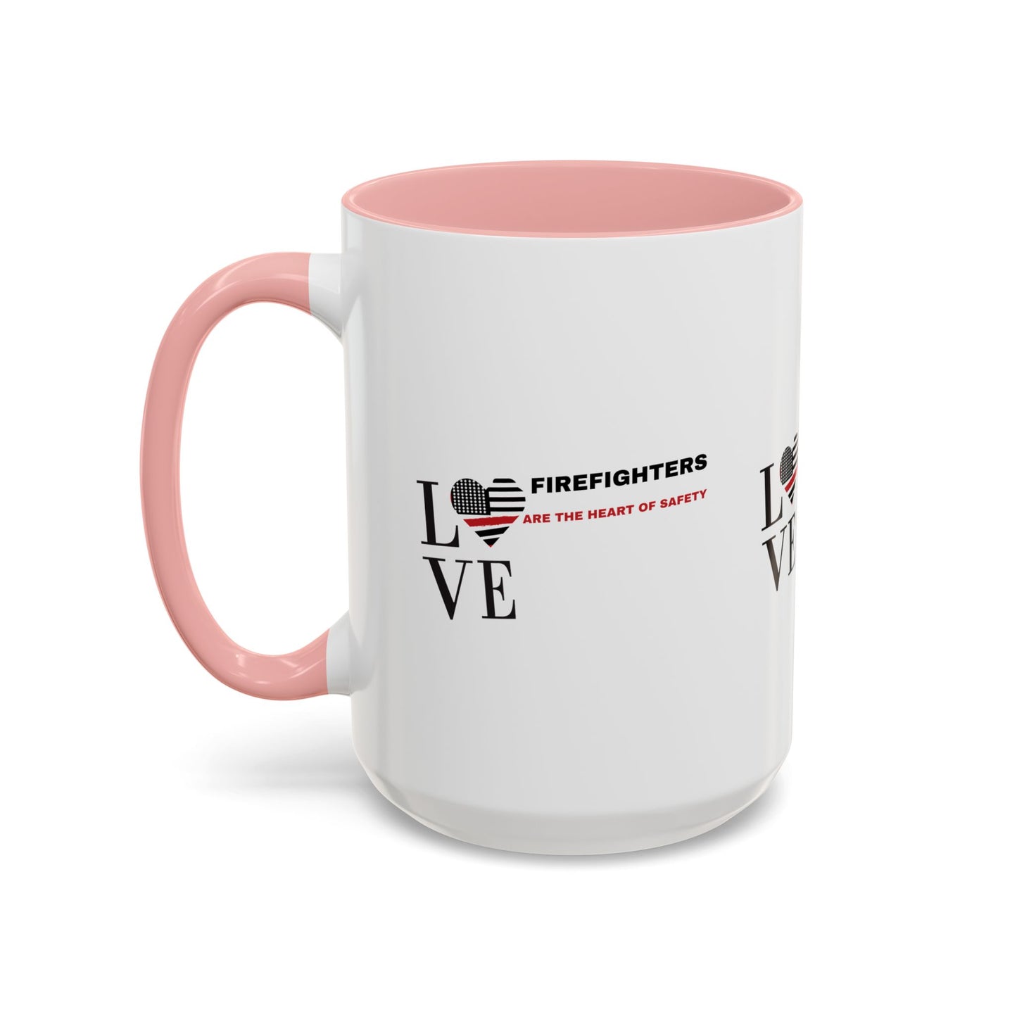 Firefighter Accent Coffee Mug – Firefighters are the heart of safety